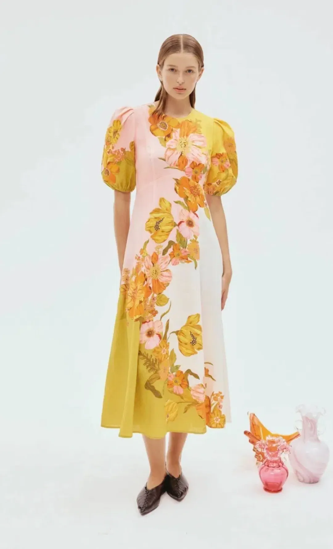 Alemais - Silas Midi Dress - Size 14 for rent on The Volte - main image