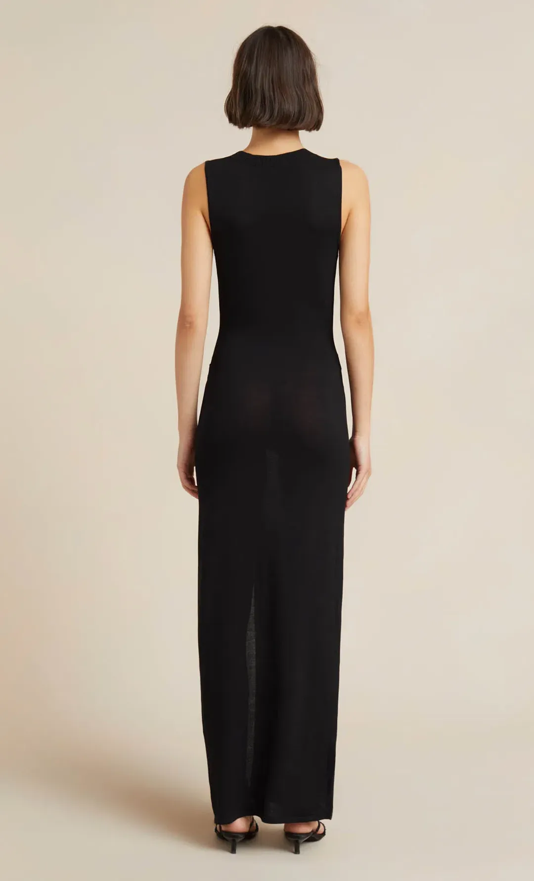 Bec & Bridge Janet Knit Maxi Dress Black Size 10 / M for rent on The Volte - main image
