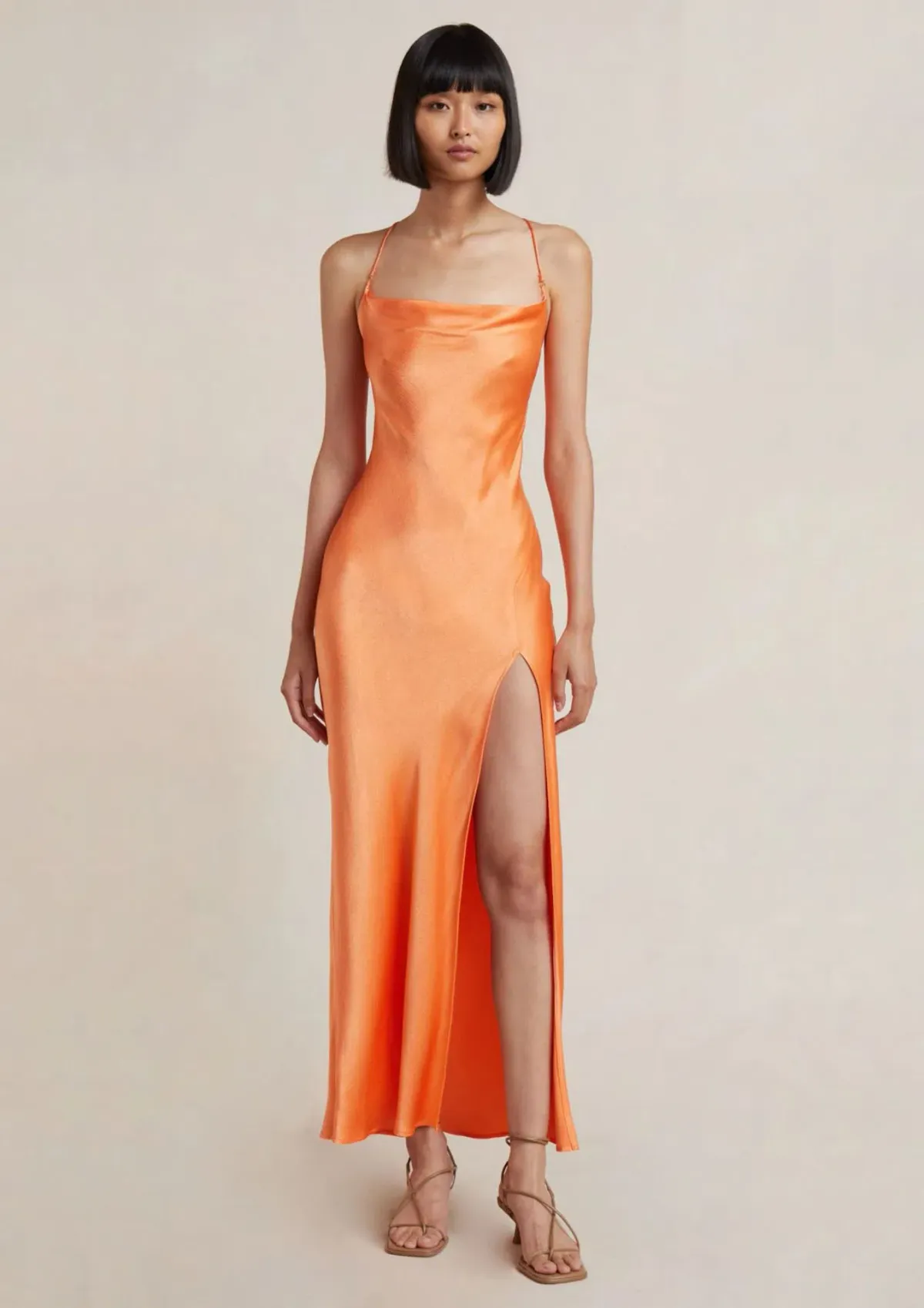 Bec & Bridge Annika Cowl Gown Sorbet Size 8  - Image 1