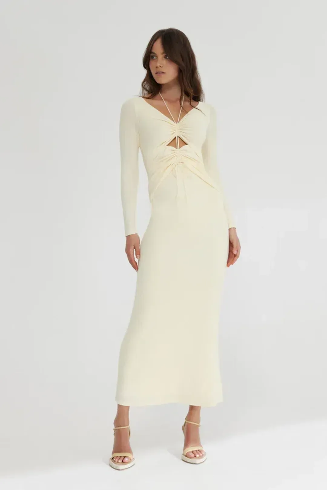 Significant Other Marie Dress Butter Yellow Size 6 for rent on The Volte - main image