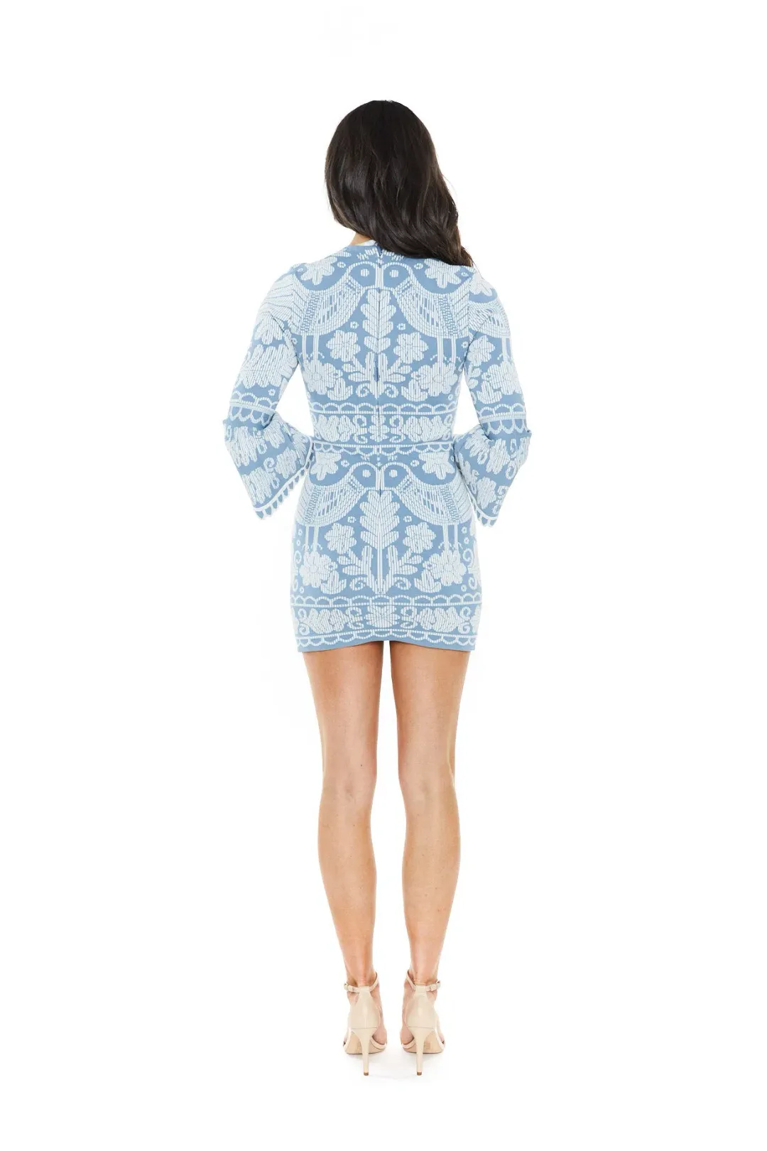 Alice McCall La Javanaise Mini Dress Blue Print Size 6 for rent on The Volte - main image