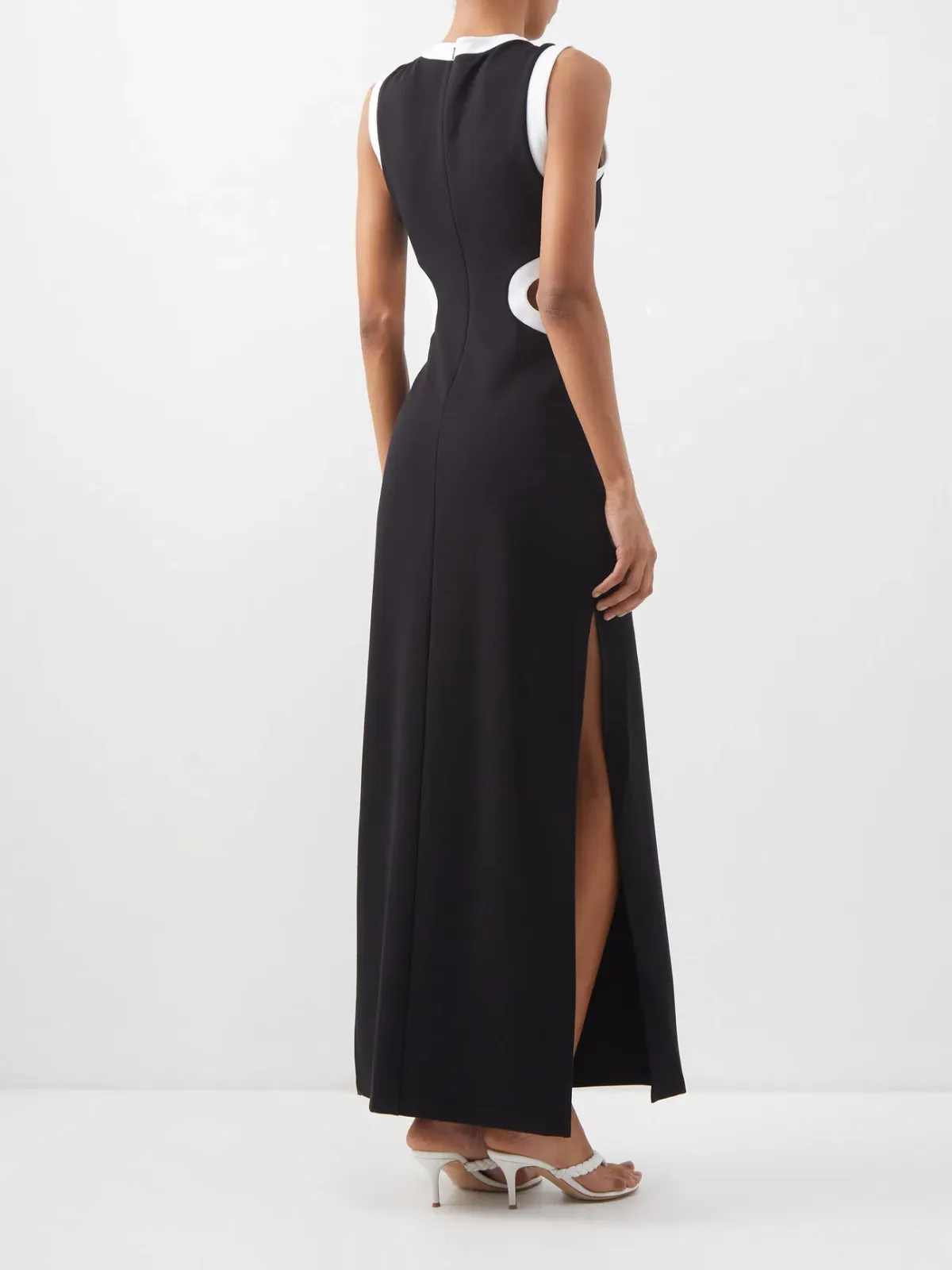 Staud Dolce Jersey Maxi Dress Black Size L - Image 2