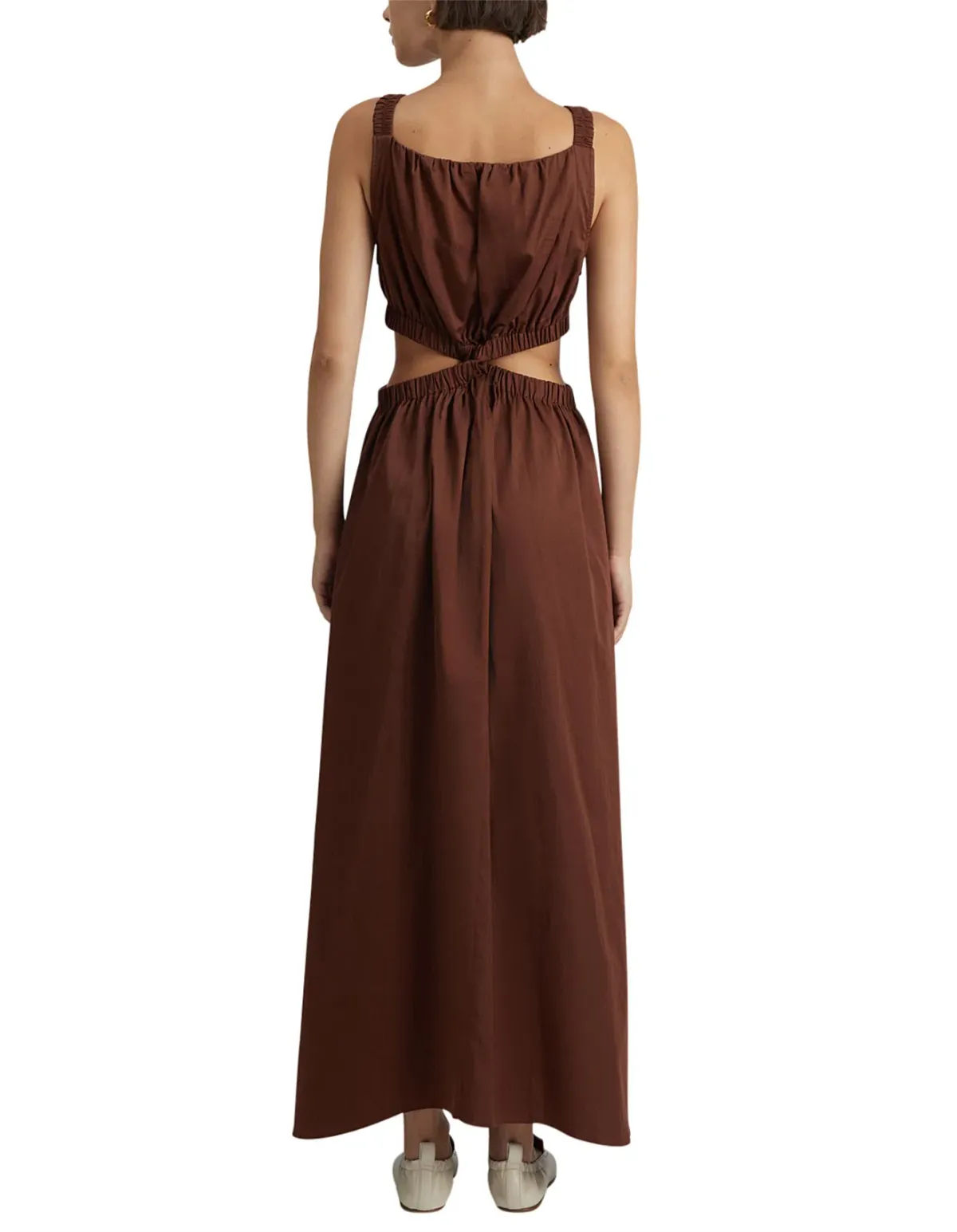 Camilla and Marc Coppola Maxi Dress in Cinnamon Chocolate Brown Size 8 - Image 4