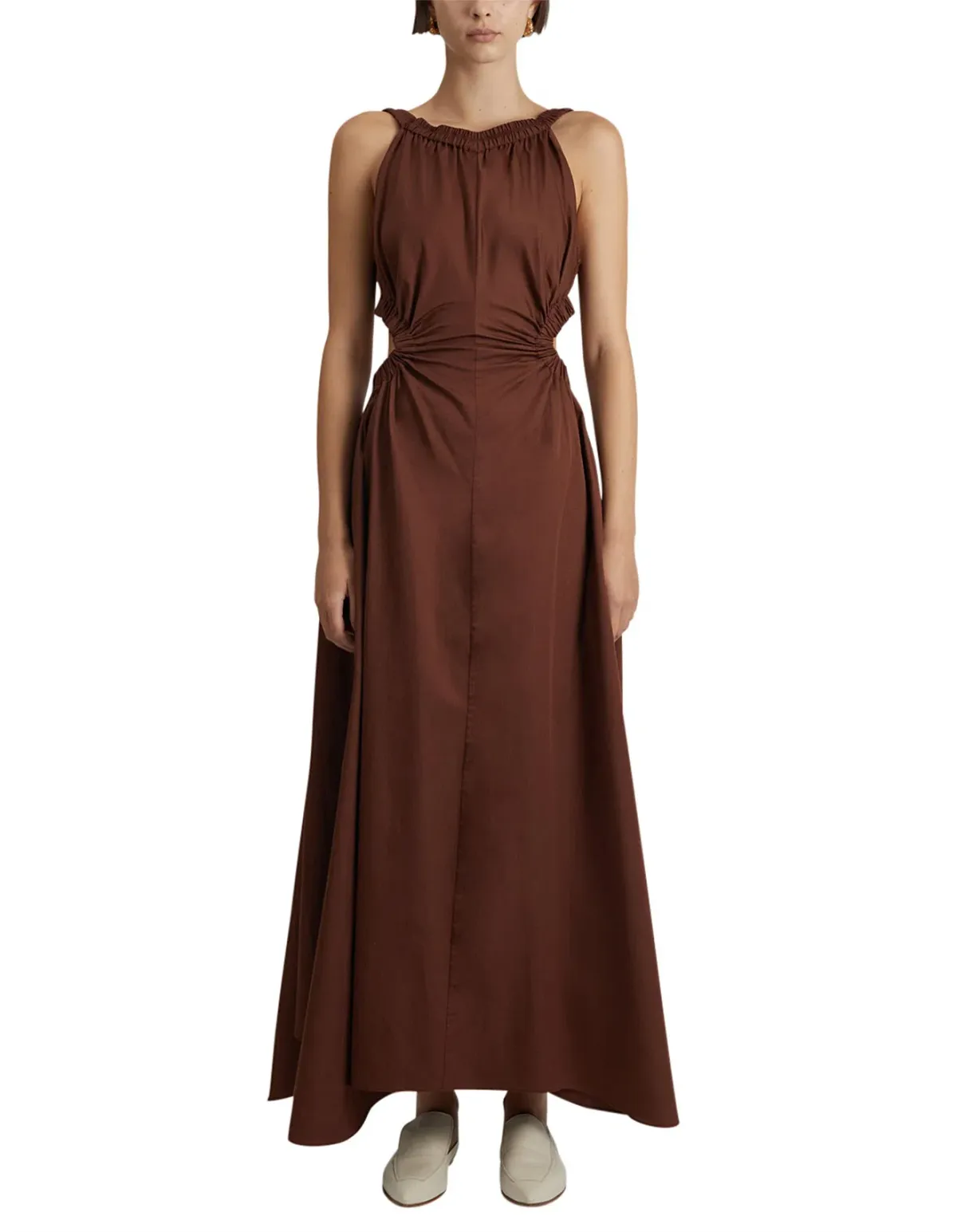 Camilla and Marc Coppola Maxi Dress in Cinnamon Chocolate Brown Size 8 - Image 2