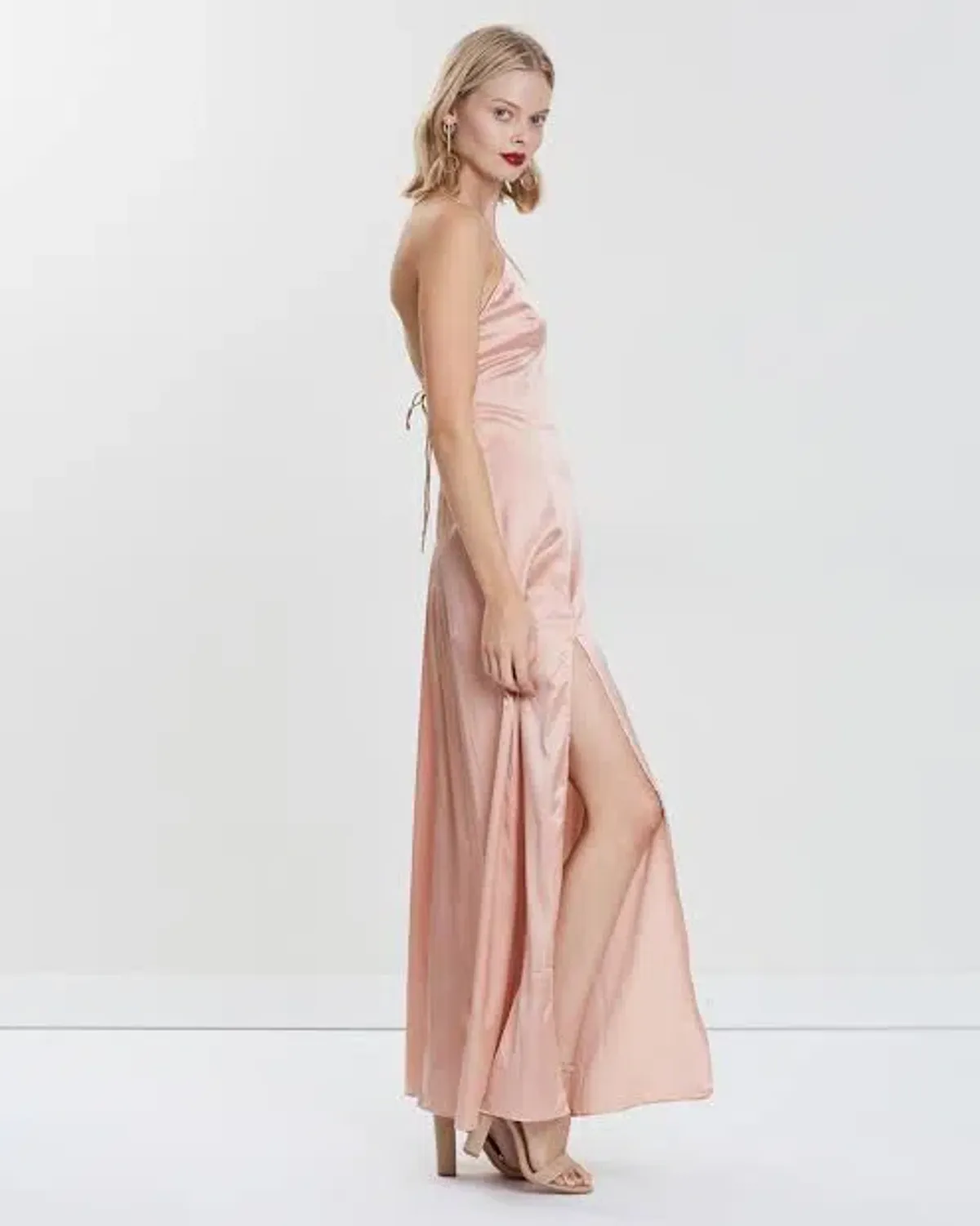 Hansen & Gretel Zen Silk Dress Blush Size 8 - Image 2