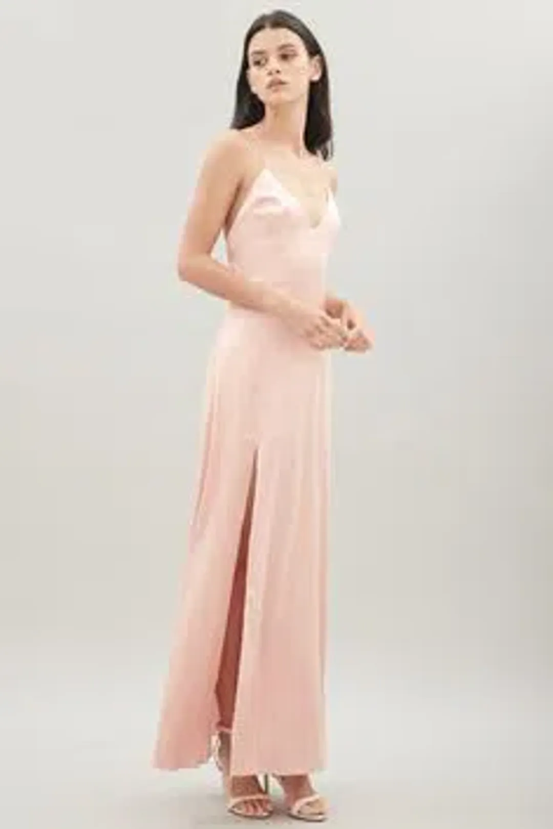 Hansen & Gretel Zen Silk Dress Blush Size 8 for rent on The Volte - main image