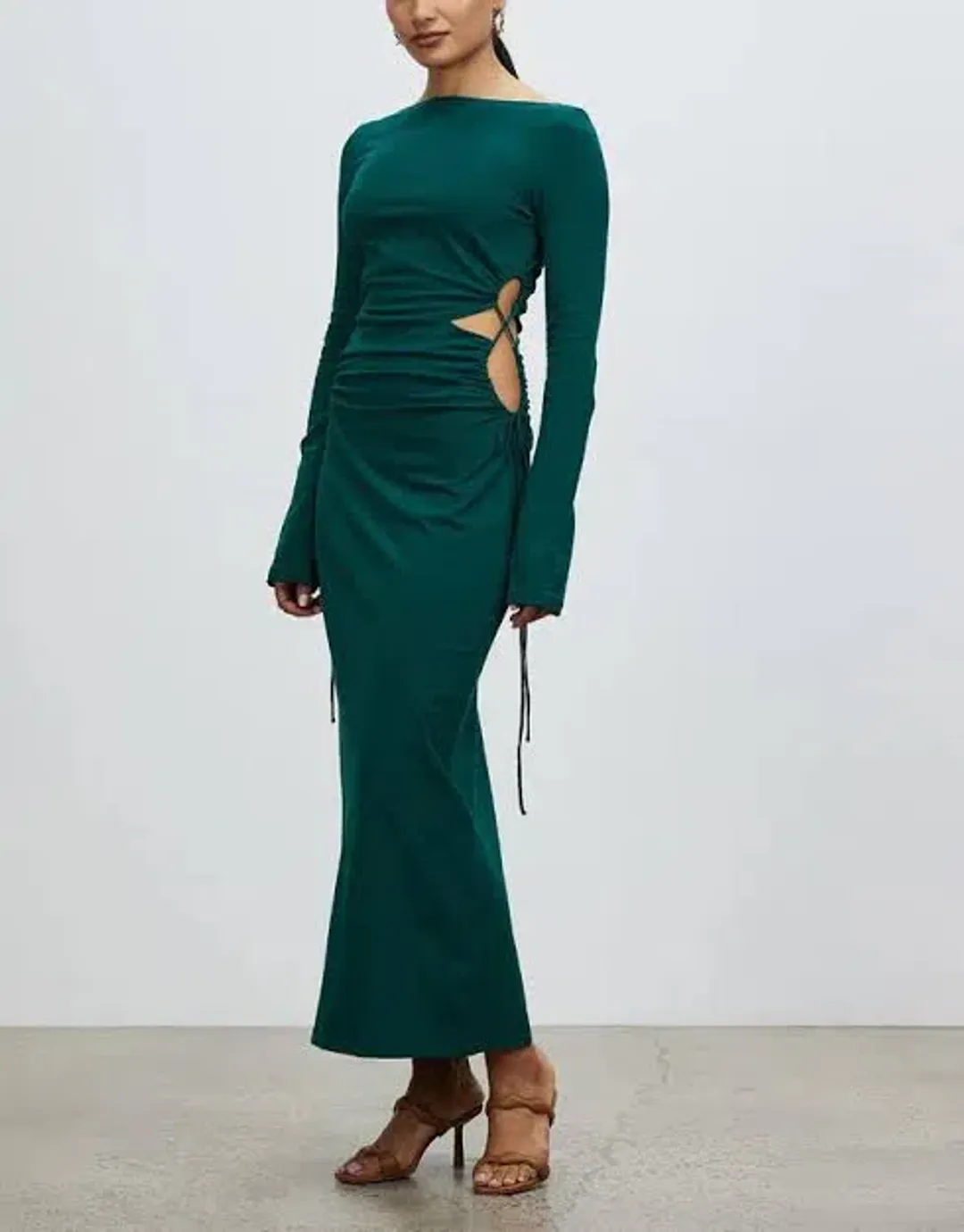 Camilla And Marc  Alexandre Dress Emerald Green Size 8 for rent on The Volte - main image
