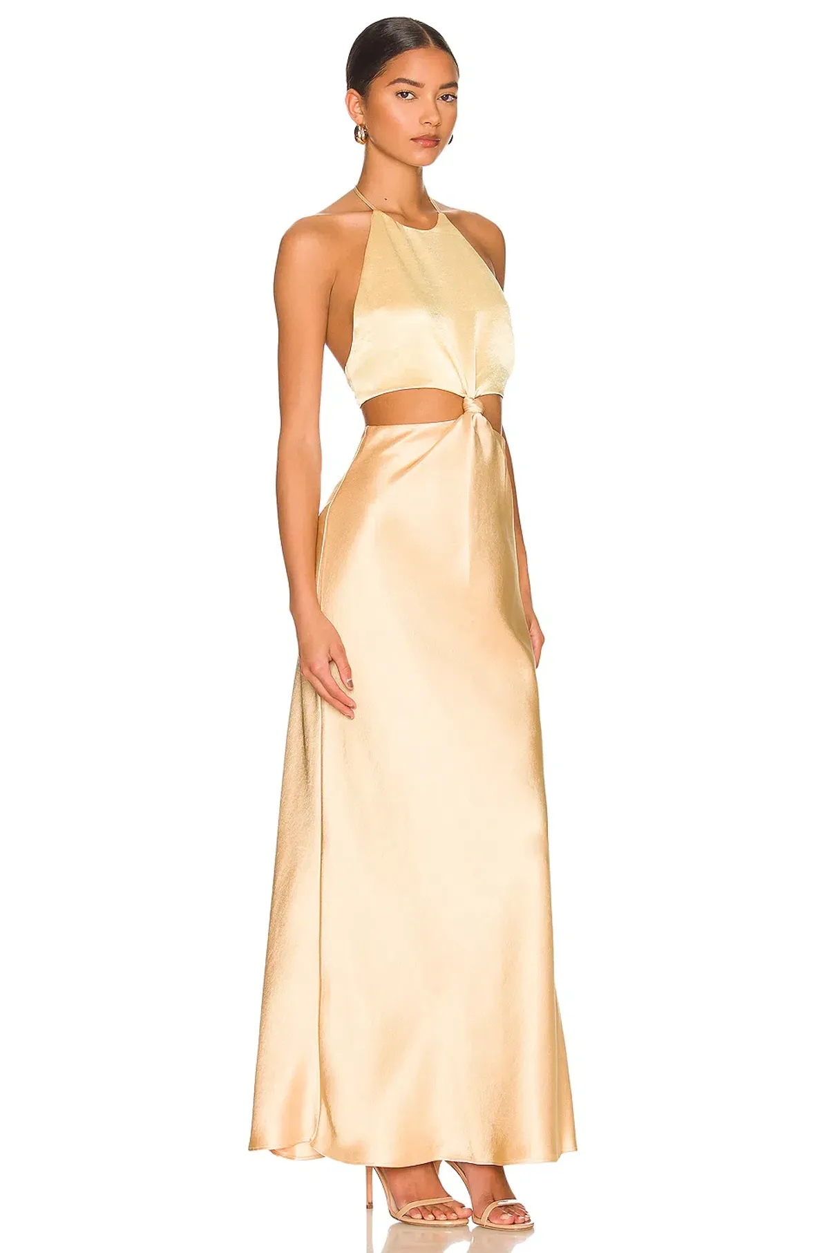 Bec & Bridge Carrie Halter Dress Multi Yellow Size 8 - Image 2