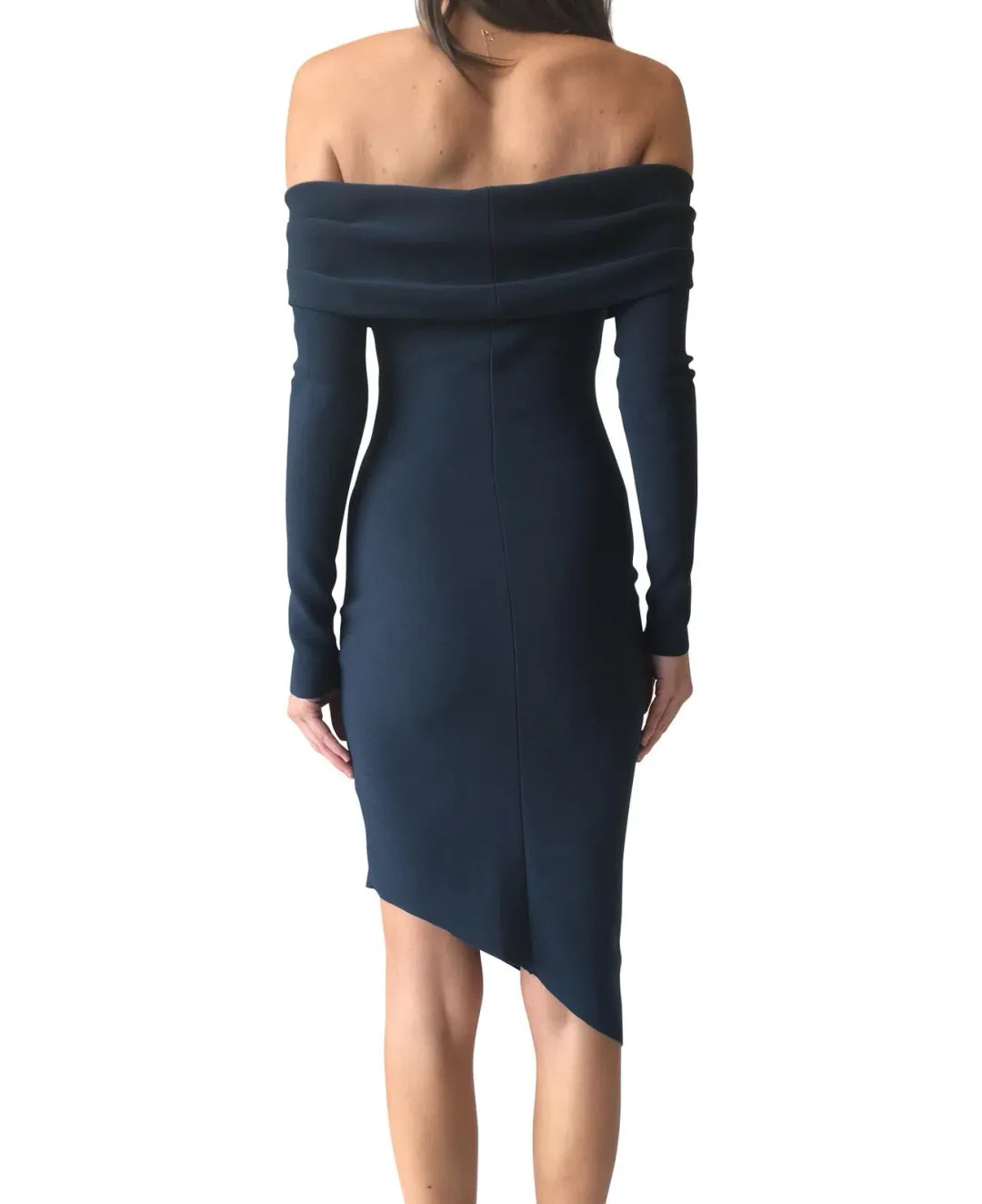 Bec & Bridge Florence Off The Shoulder Dress Blue Size 10 for rent on The Volte - main image