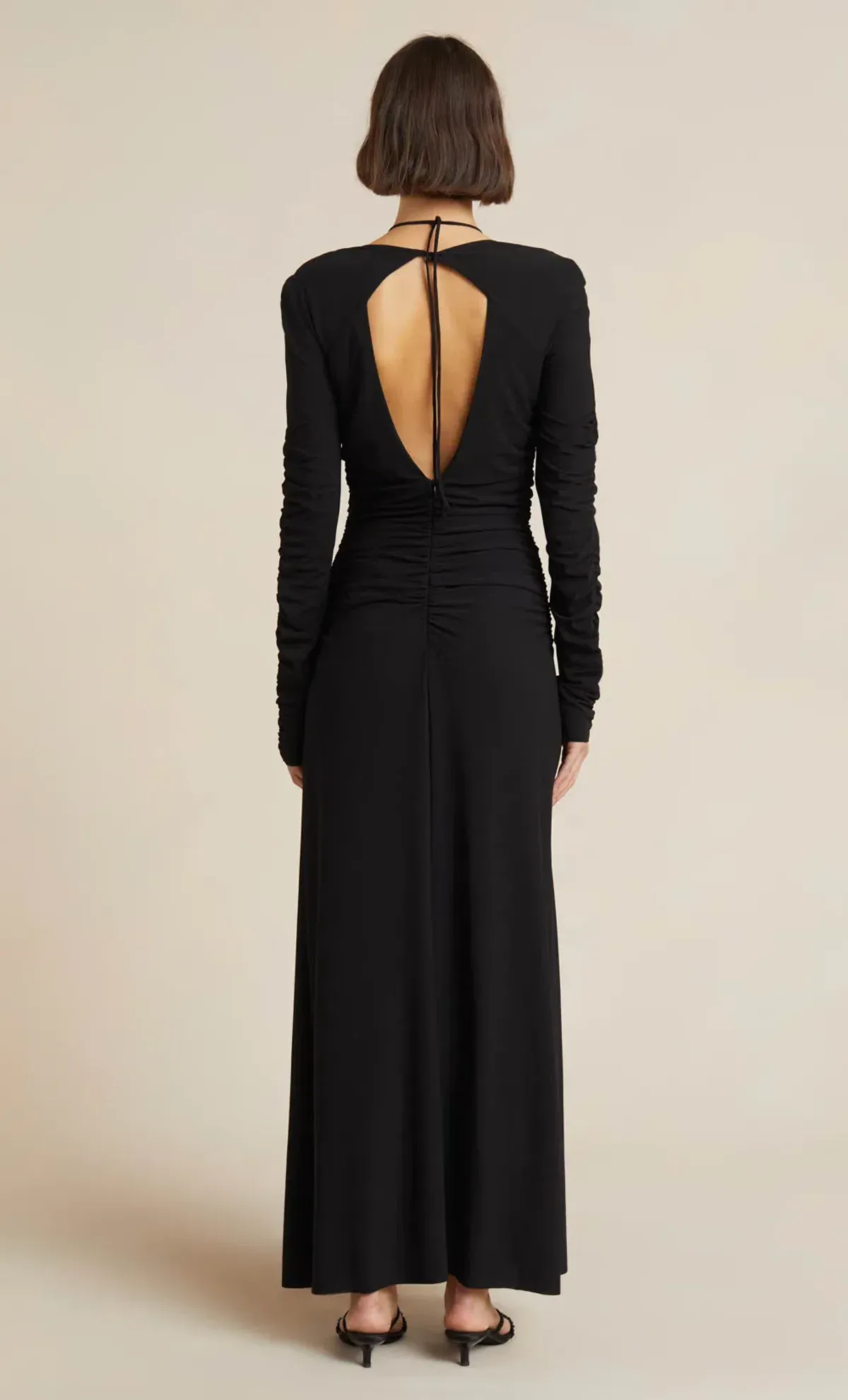 Bec & Bridge Adaline Long Sleeve Maxi Dress Black Size 8  - Image 3