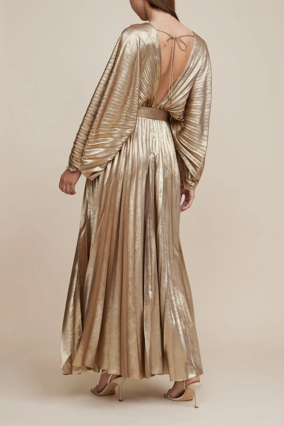 Acler Gold Westover Dress Golden Size 6 for rent on The Volte - main image