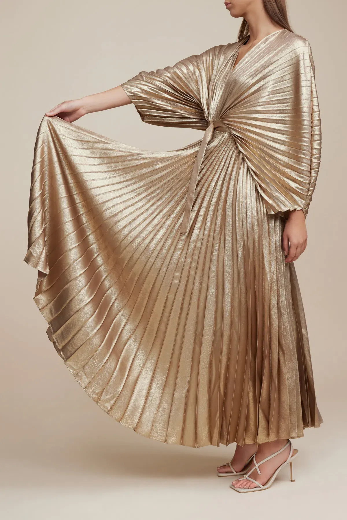 Acler Gold Westover Dress Golden Size 6 - Image 2