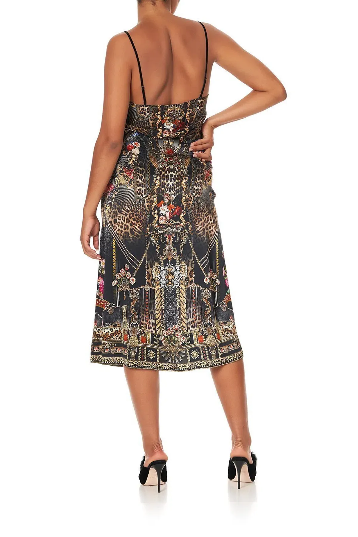 Camilla Slip Midi Skirt Gothic Goddess Size 12 - Image 2