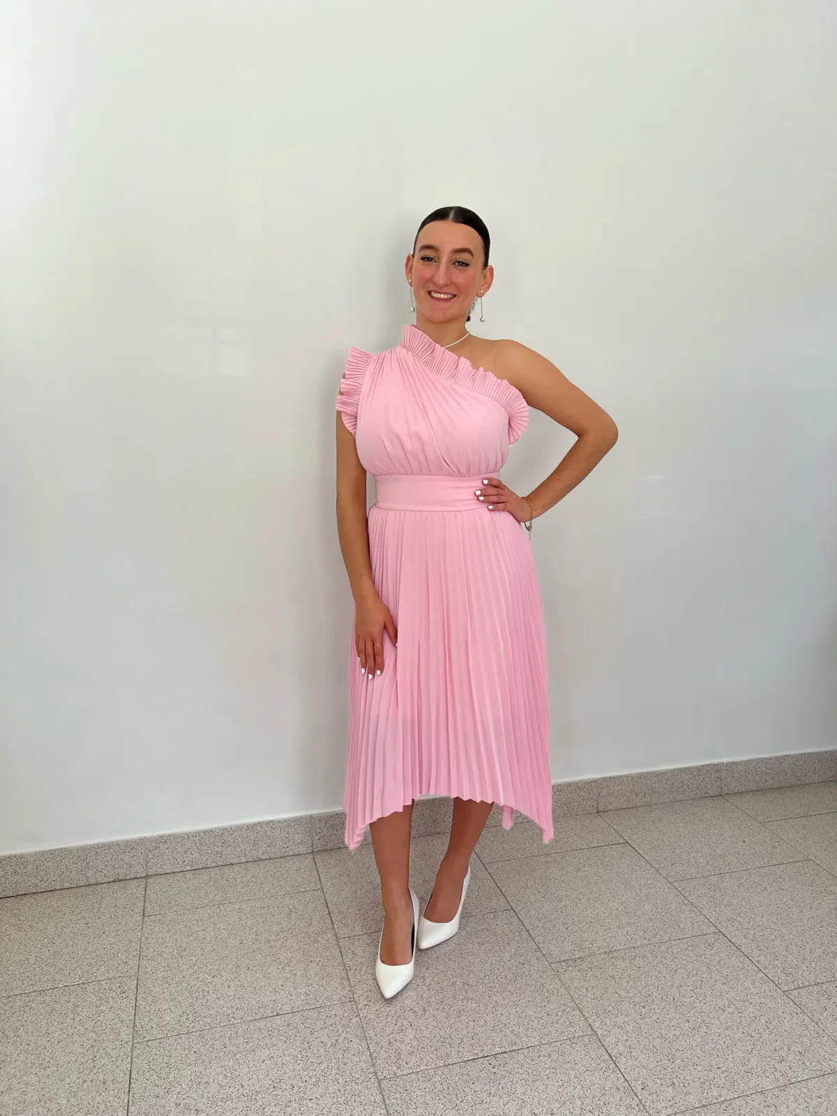 Mossman The Lady Like Midi Dress Pink Size 10 - Image 4