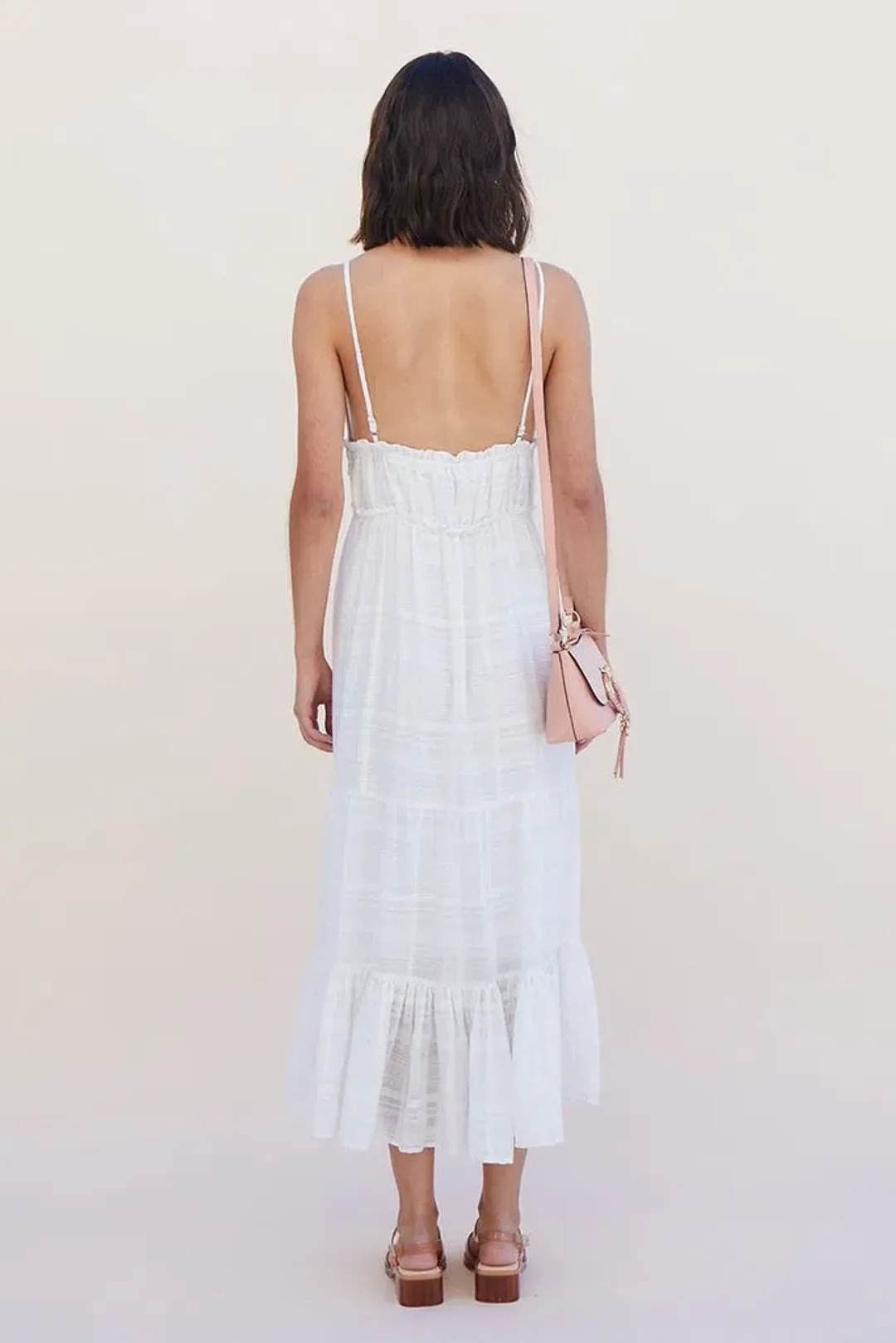 Suboo Yoko Maxi Dress Ivory Size XS/Au 6 for rent on The Volte - main image