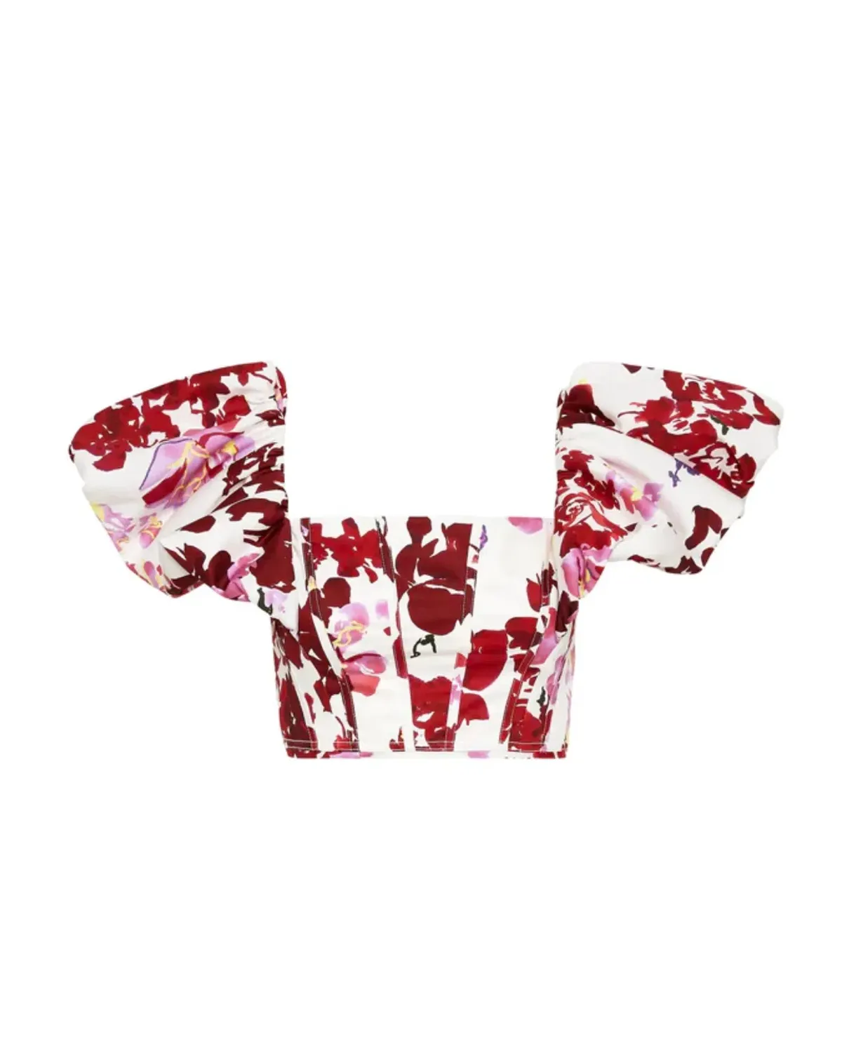 Aje Margot Bubble Sleeve Top Floral Size 10 - Image 1