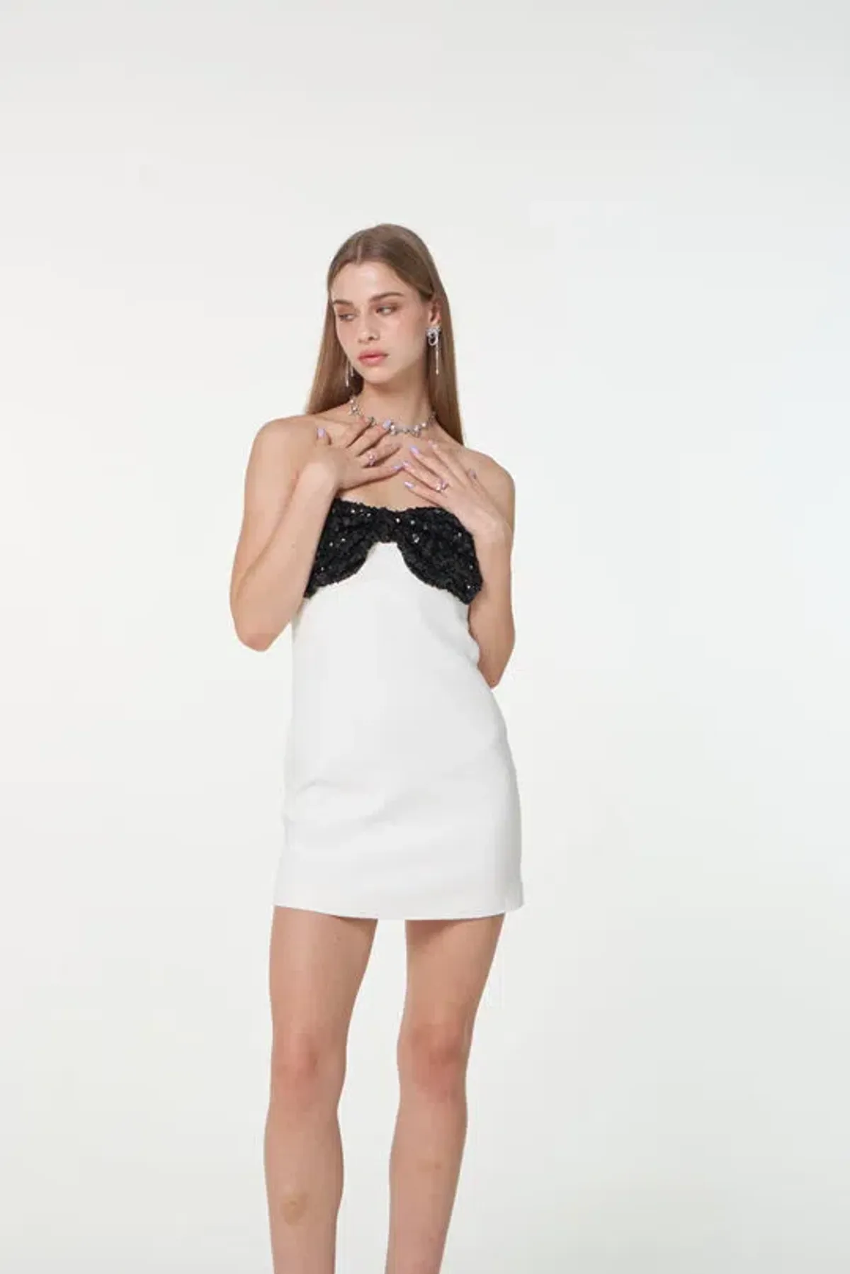 Par Violet Romantica Dress White Size 8 - Image 2