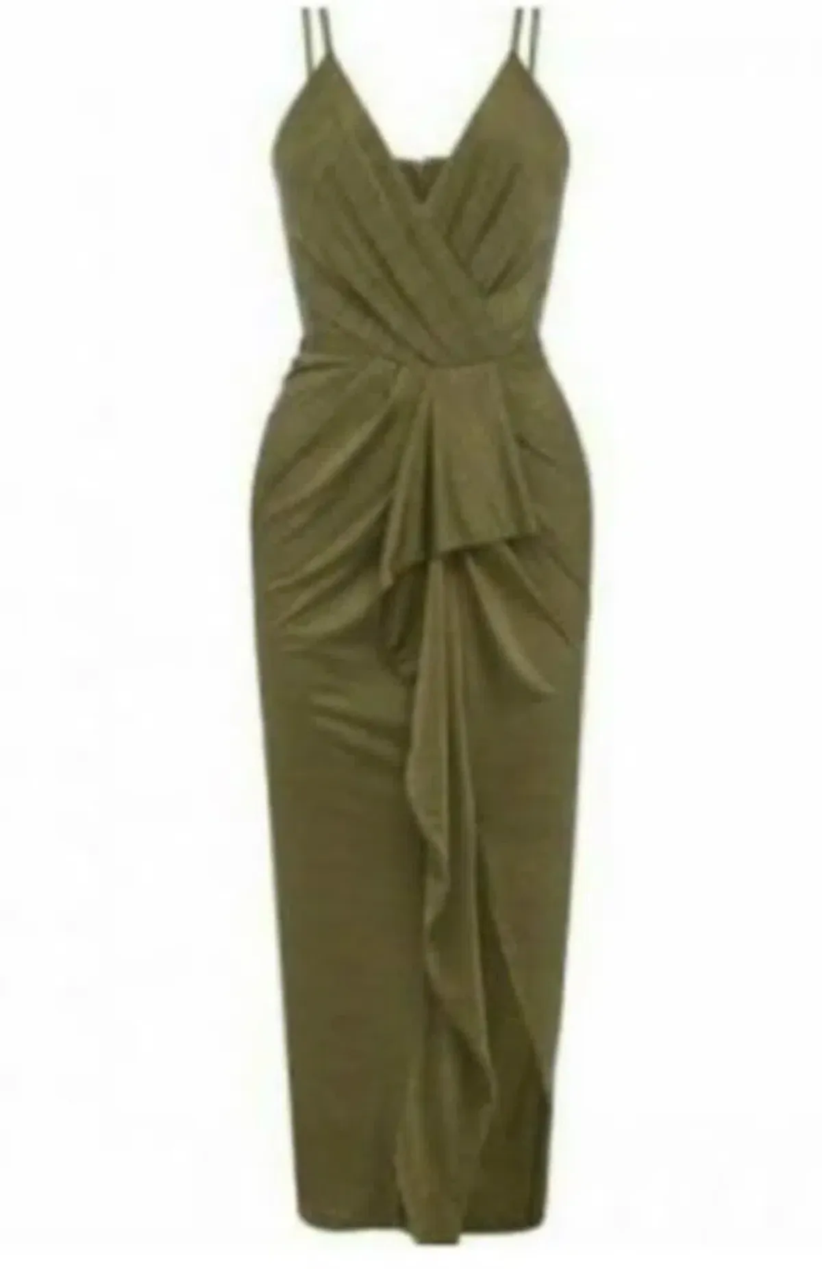 SHEIKE - Olive green cocktail dress - size 10 - Image 2