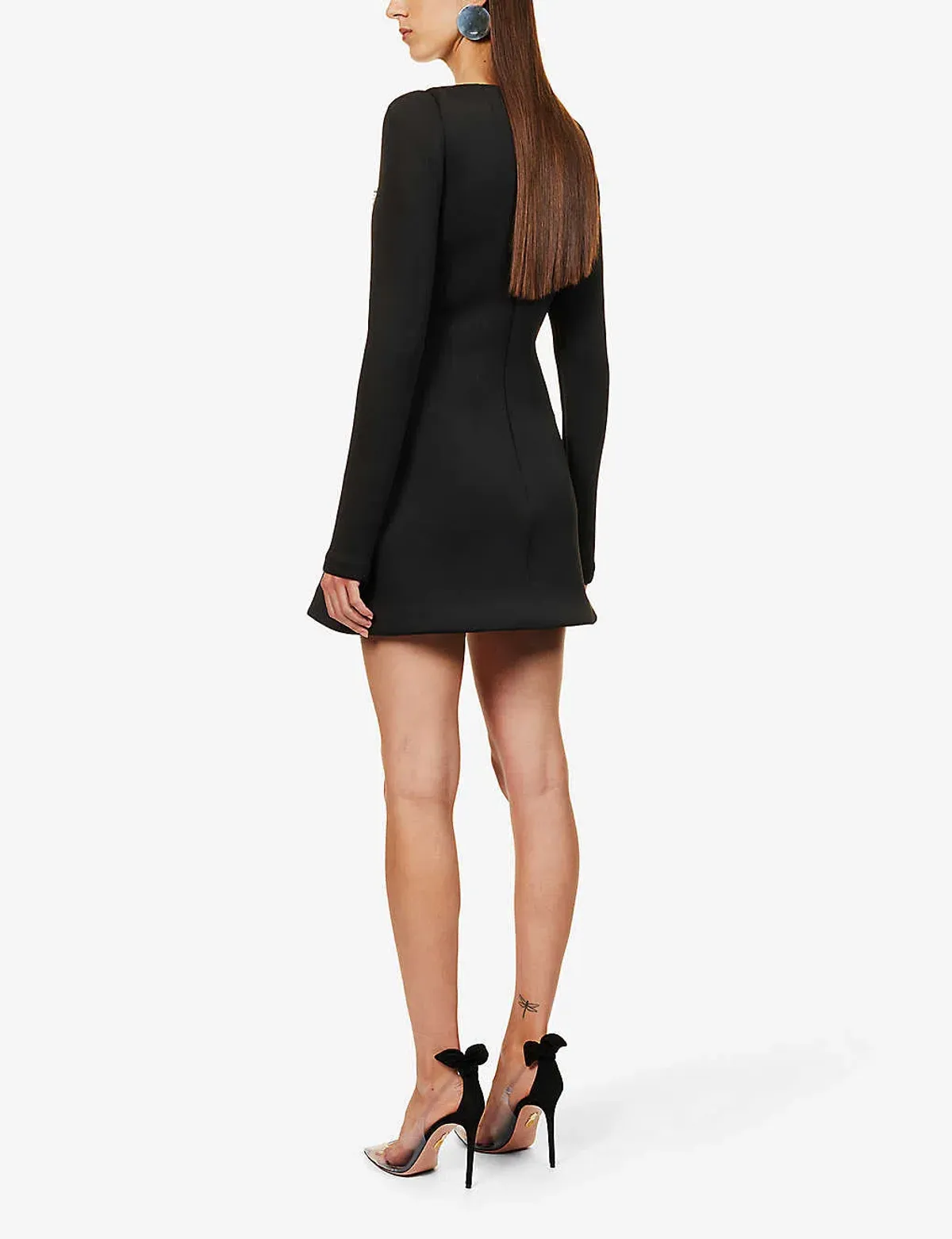 Rachel Gilbert Stella Mini Dress Black Size 1 / AU 8  - Image 2