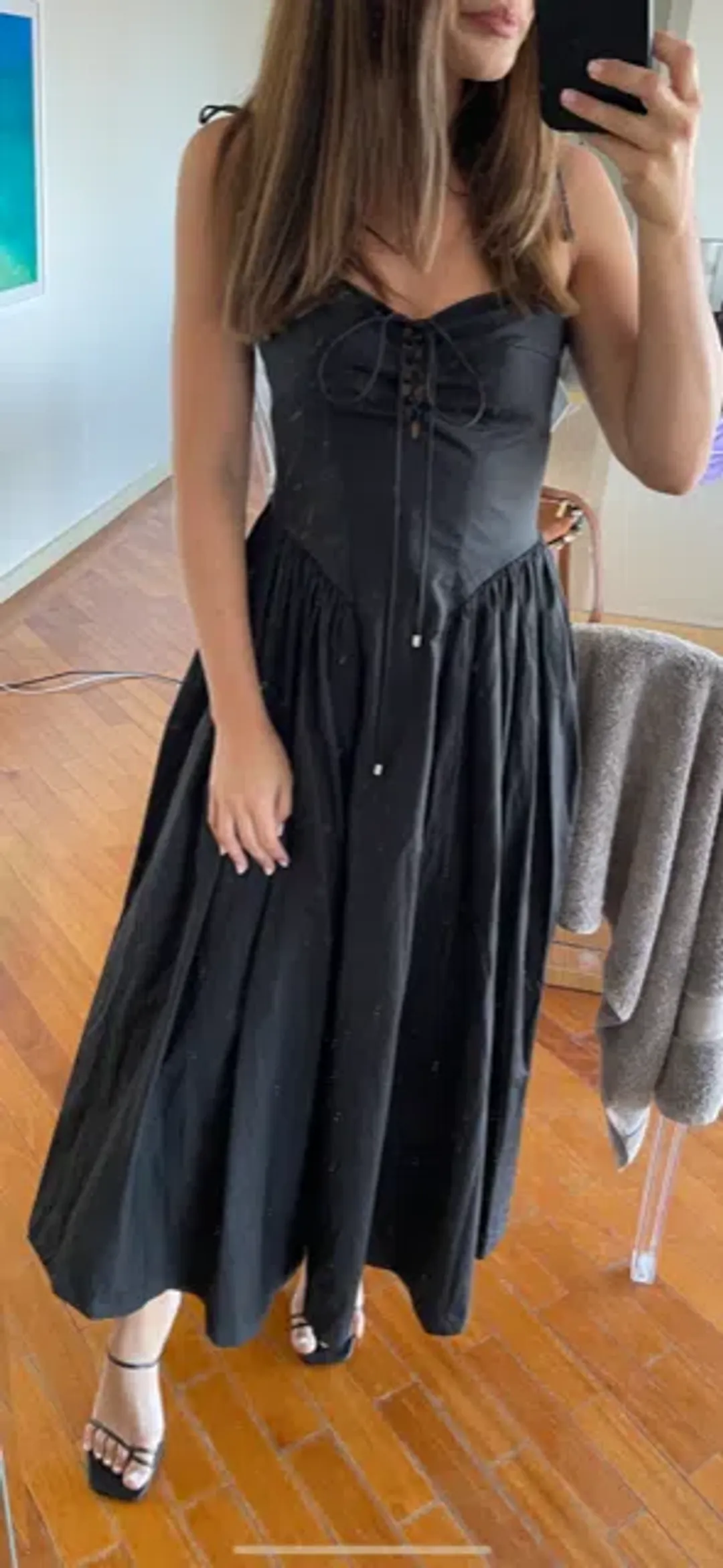 Steele Kate Dress In Ink Size XS for rent on The Volte - main image