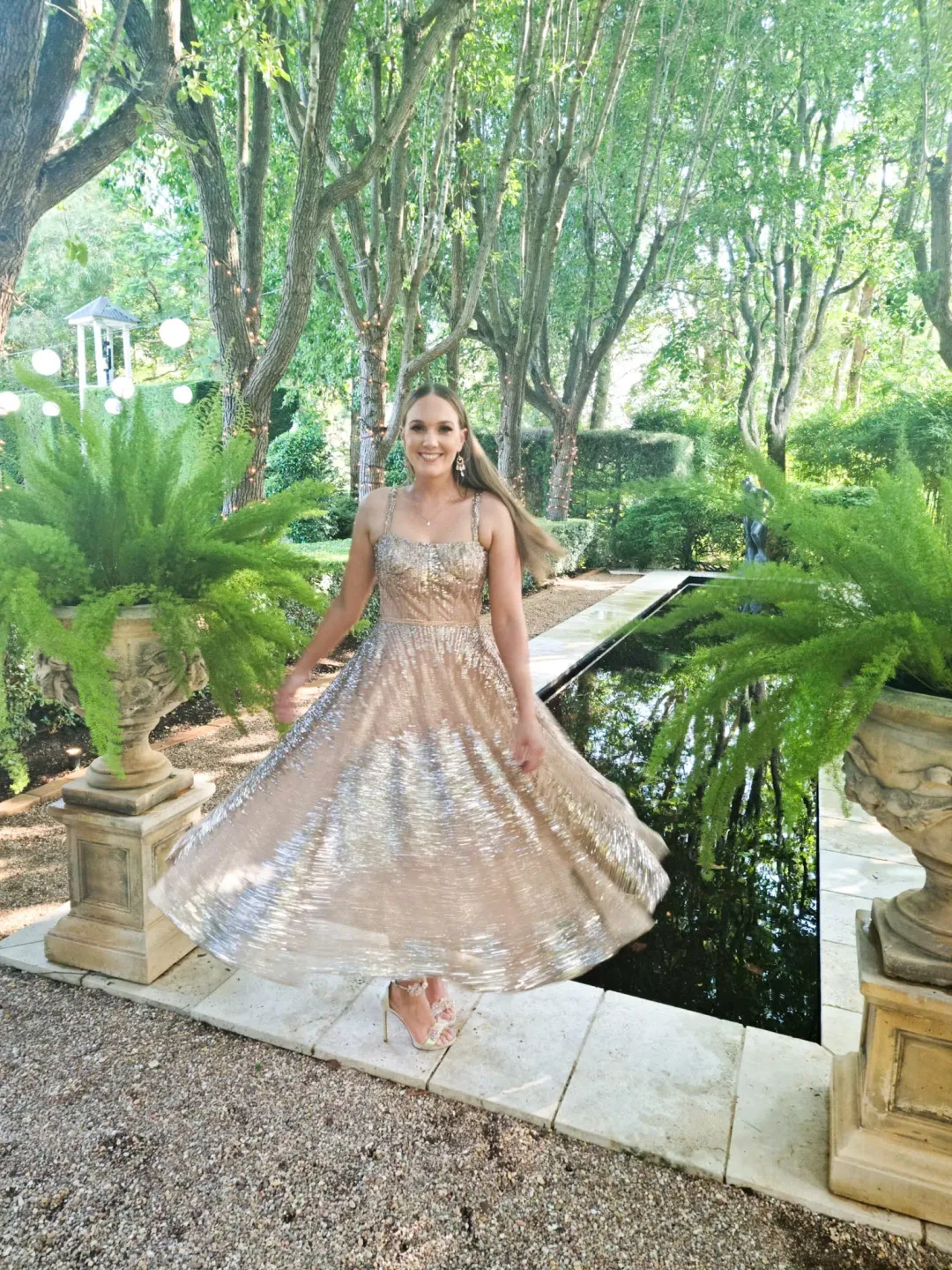 Bronx & Banco Mademoiselle Dress Nude Size M/Au 10  for rent on The Volte - main image