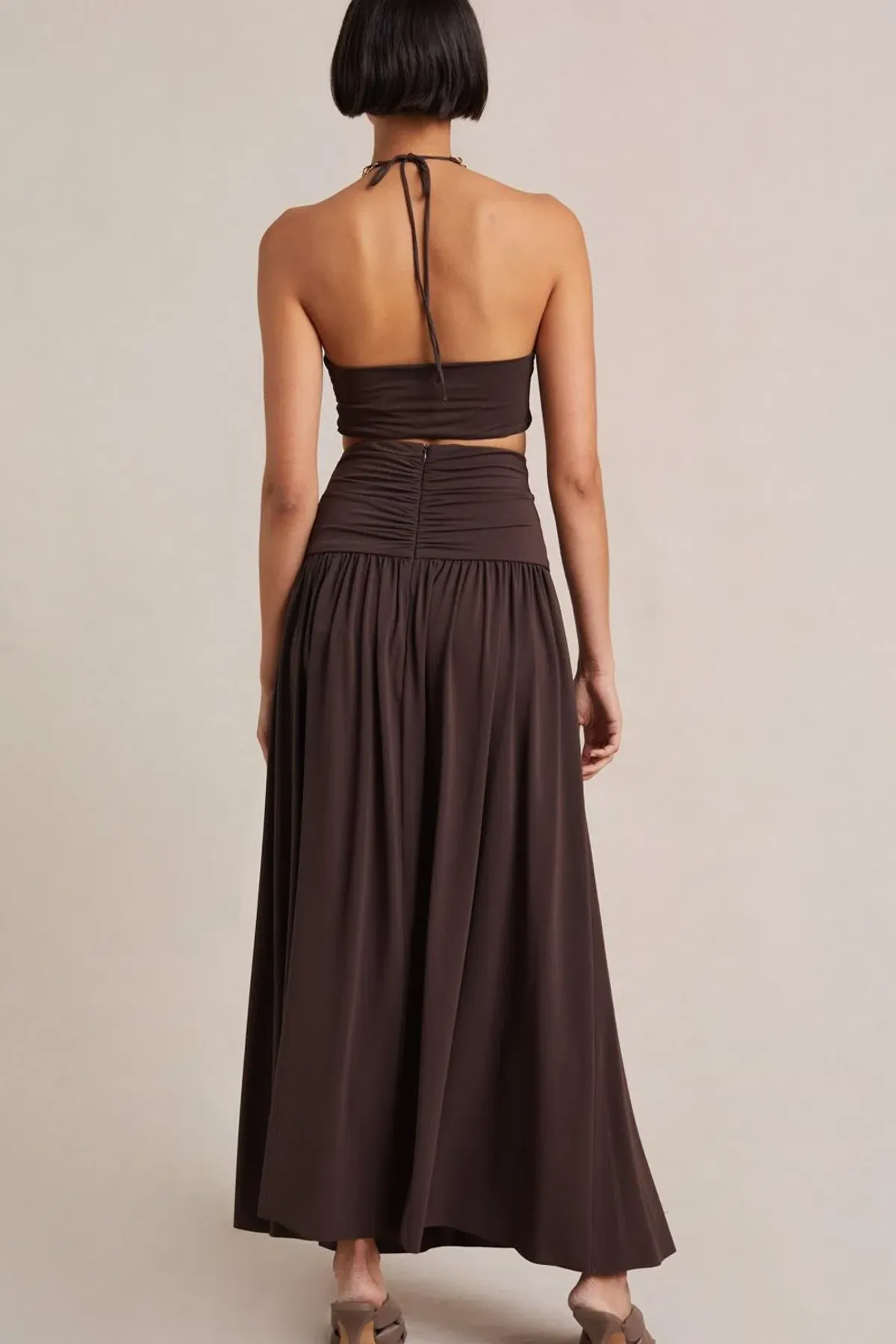 Bec & Bridge Joelene Top and Skirt Set Cognac Size 8  - Image 3