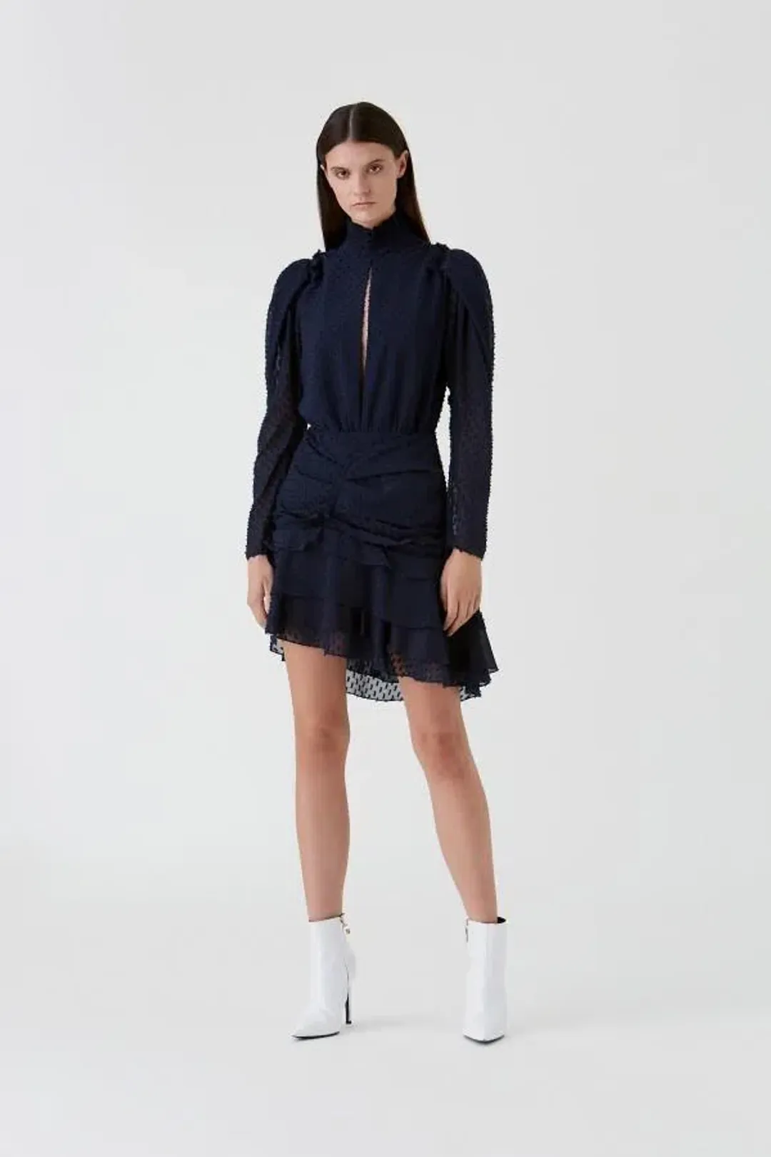 Camilla and Marc Evelyn Dress Navy Size 8 for rent on The Volte - main image