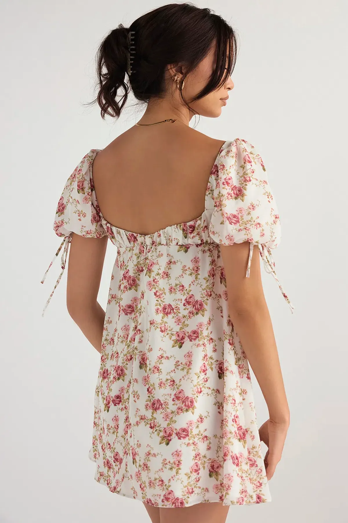 House of CB Princess Mini Dress Floral Size 8 - Image 4