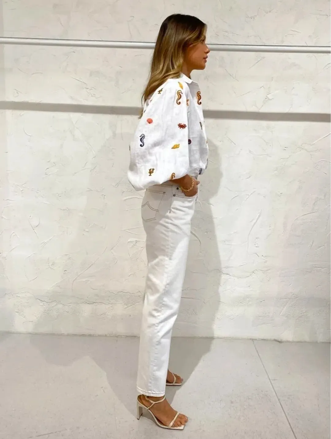 Alemais Under The Sea Shirt Print Size 10 for rent on The Volte - main image