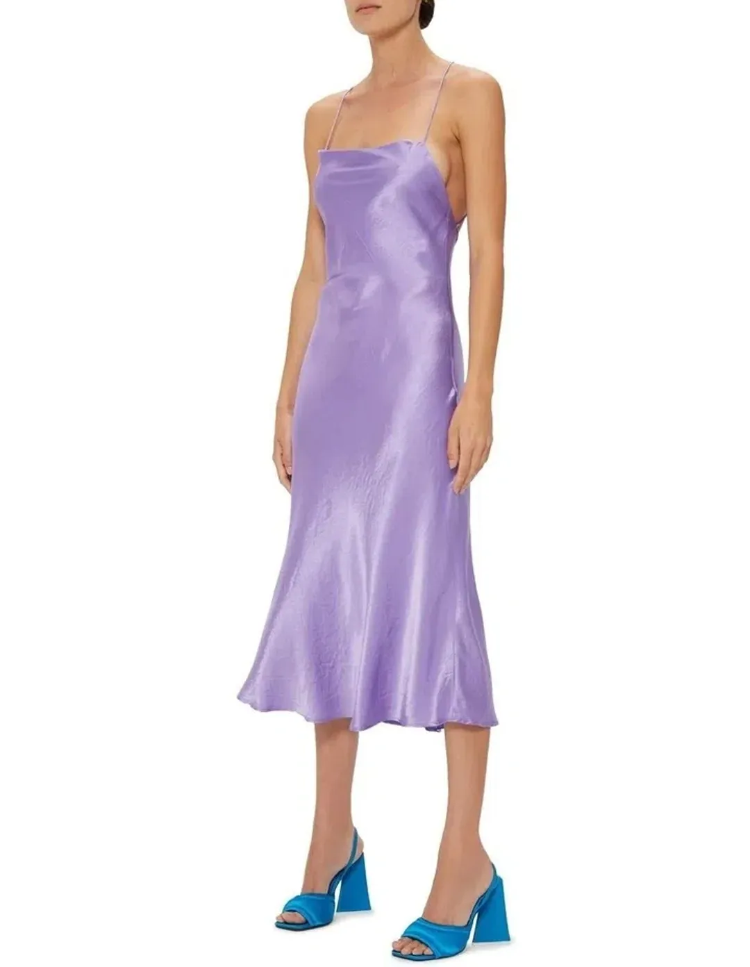 Third Form Crush Bias Midi Dress Violet Size 6 for rent on The Volte - main image
