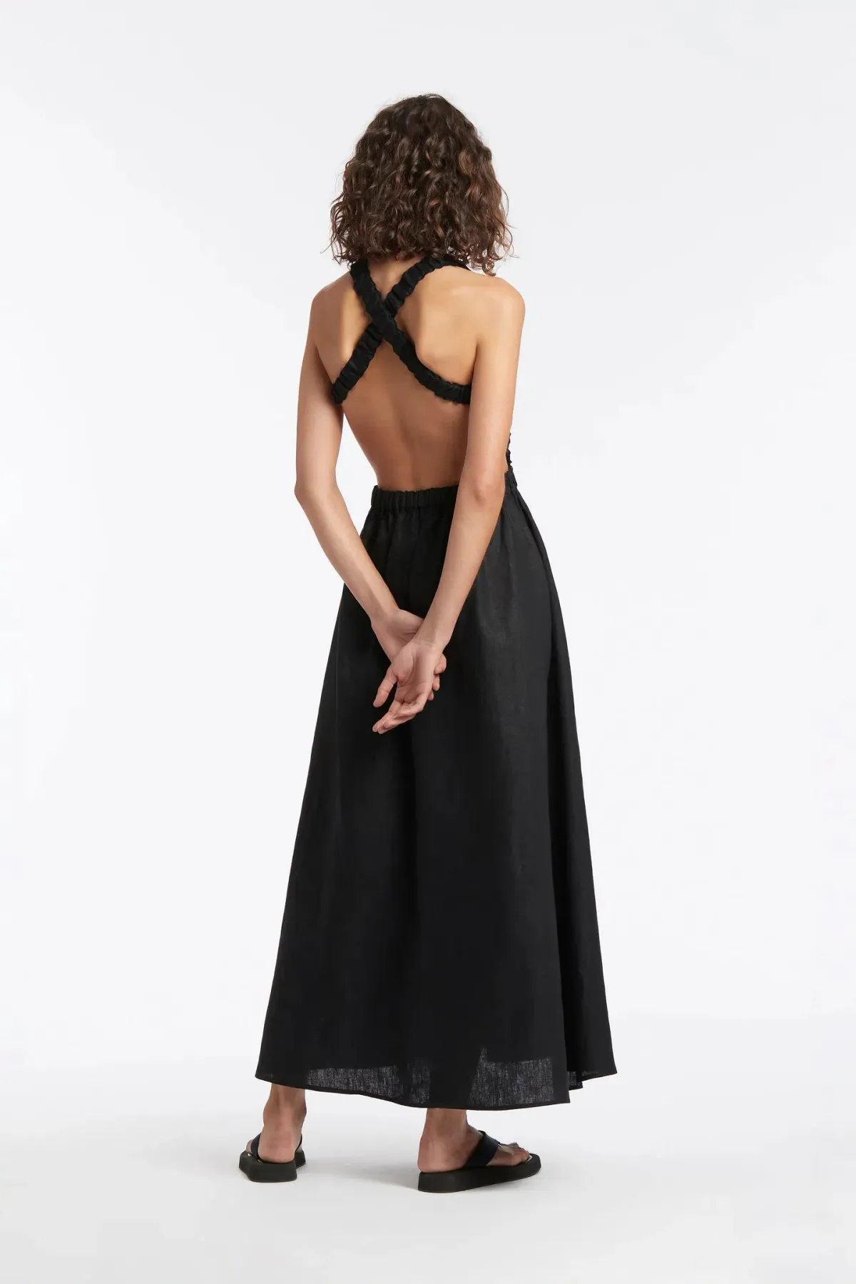 Sir The Label Alena Maxi Dress Black Size 1 / AU 8 - Image 3