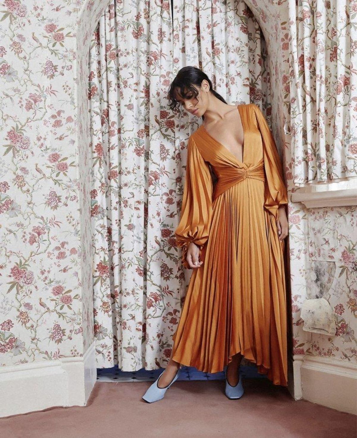 Acler Palms Dress - Tumeric sz 10 - Image 2