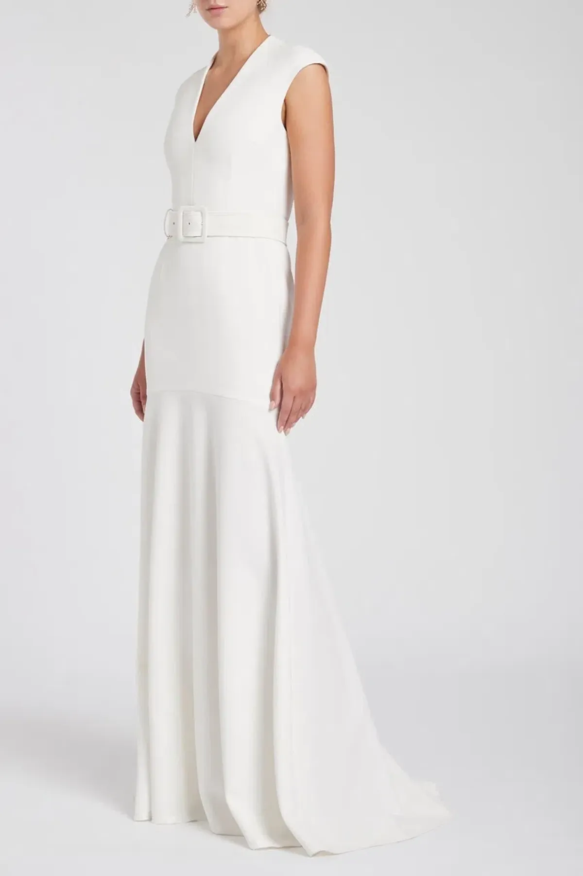 Rebecca Vallance Milan Gown White Size 12 - Image 2