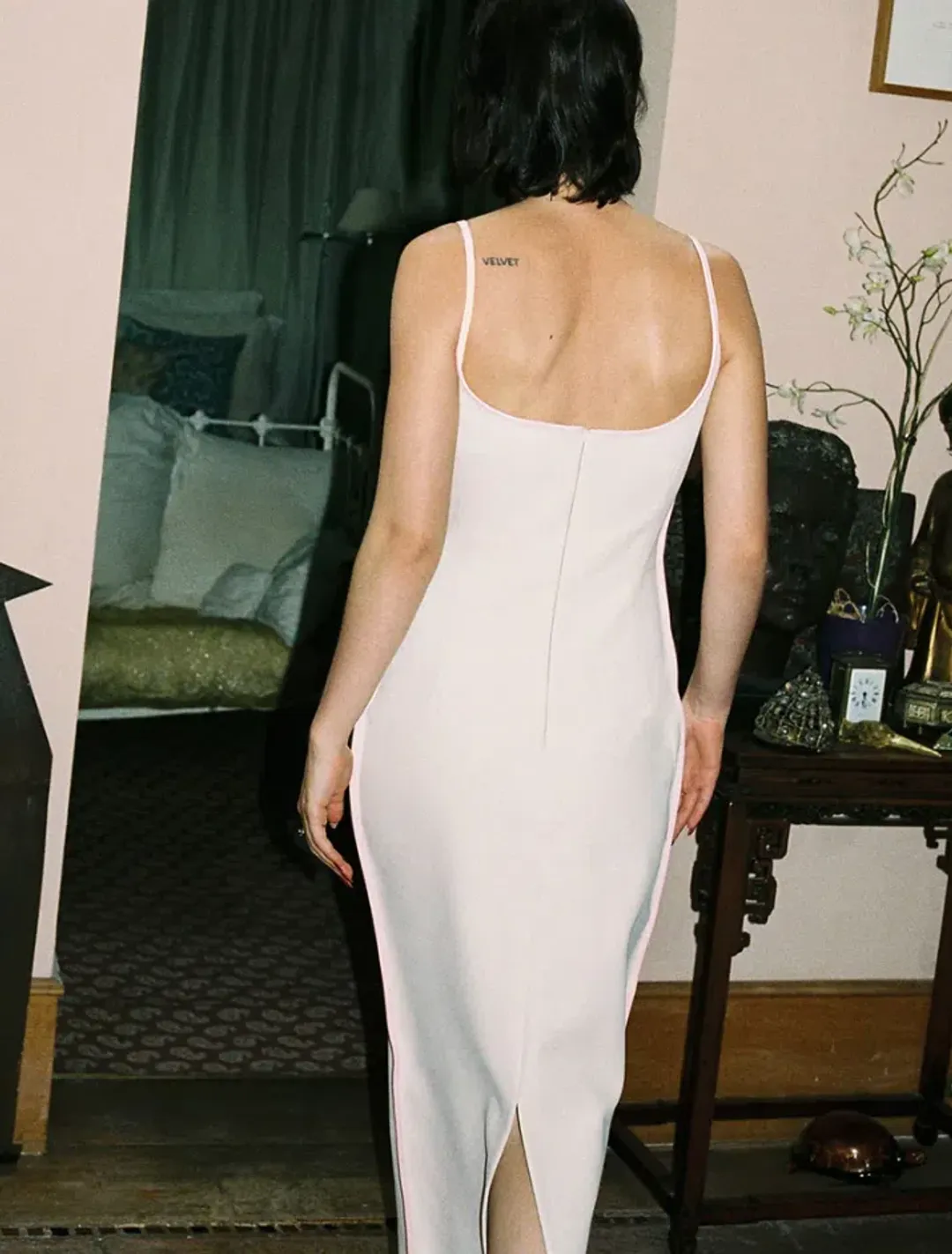 Paris Georgia Marlo Dress Cream With Bubblegum Pink Size 6 for rent on The Volte - main image