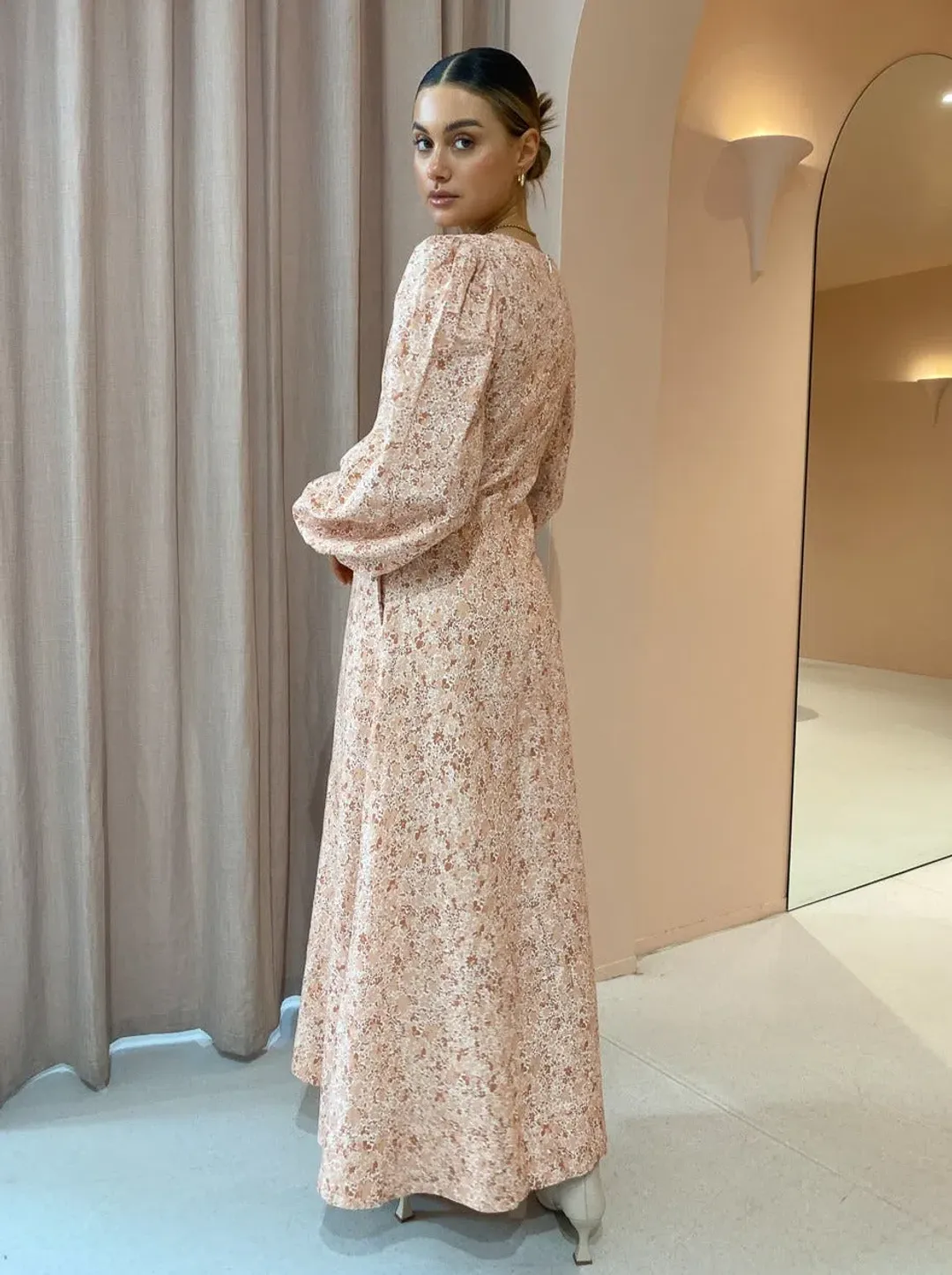 By Nicola Cher Maxi Dress In Floral Camo Size 6 for rent on The Volte - main image