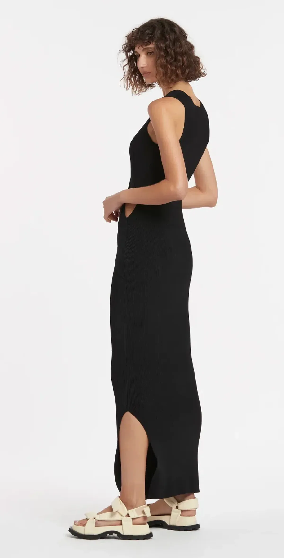 Sir the Label Kelvin Draped Dress in Black Size 1 / AU 8 - Image 5