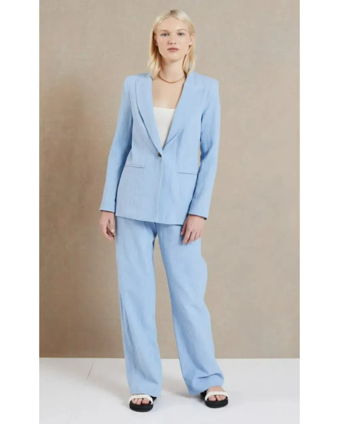 Bec & Bridge Harriet Pants Sky Blue Size XS / AU 6  for rent on The Volte - main image