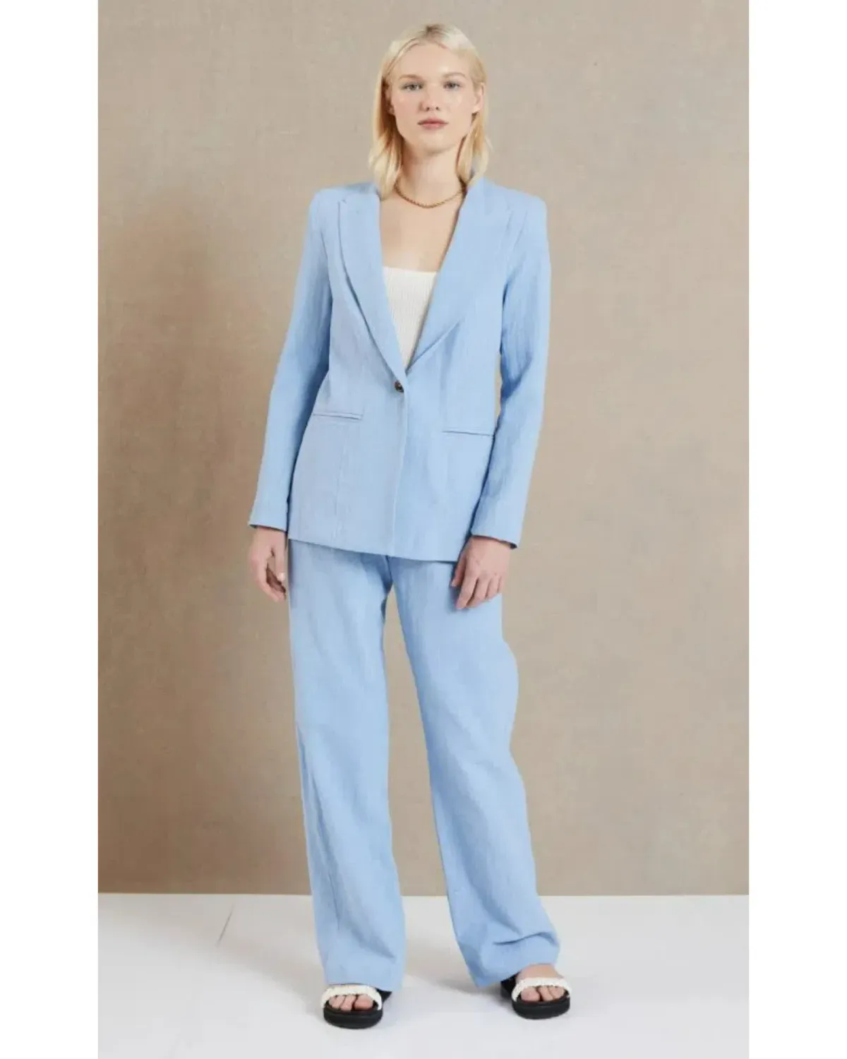 Bec & Bridge Harriet Pants Sky Blue Size XS / AU 6 - Image 1