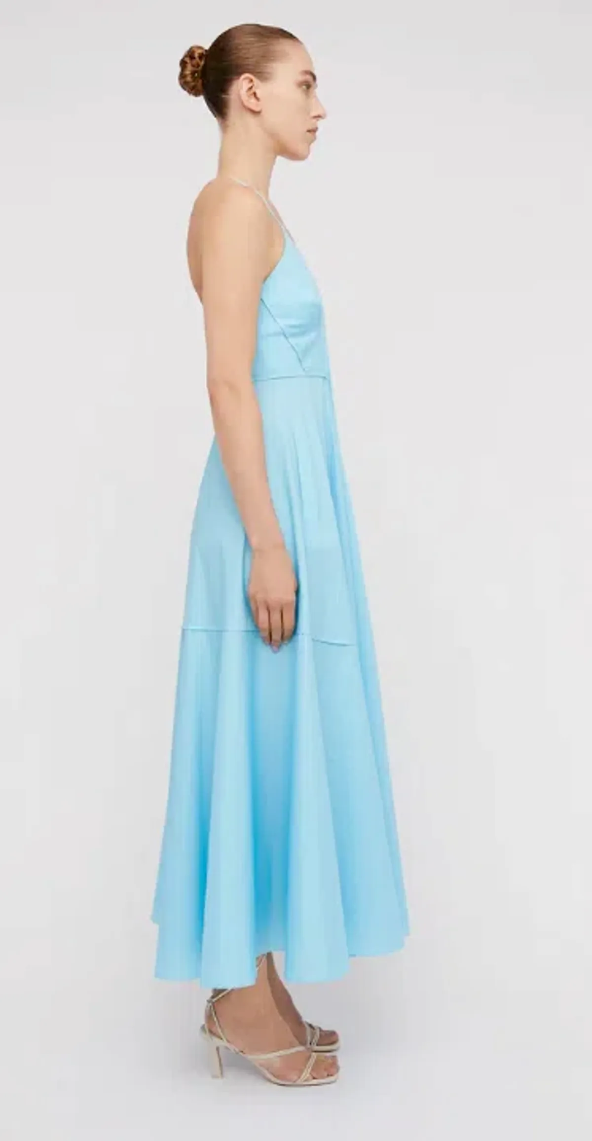 Scanlan Theodore Parachute Strappy Dress French Blue Size 6 / XS - Image 4