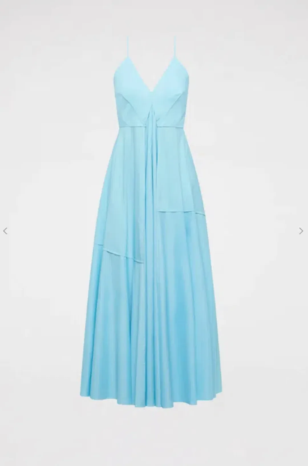 Scanlan Theodore Parachute Strappy Dress French Blue Size 6 / XS for rent on The Volte - main image