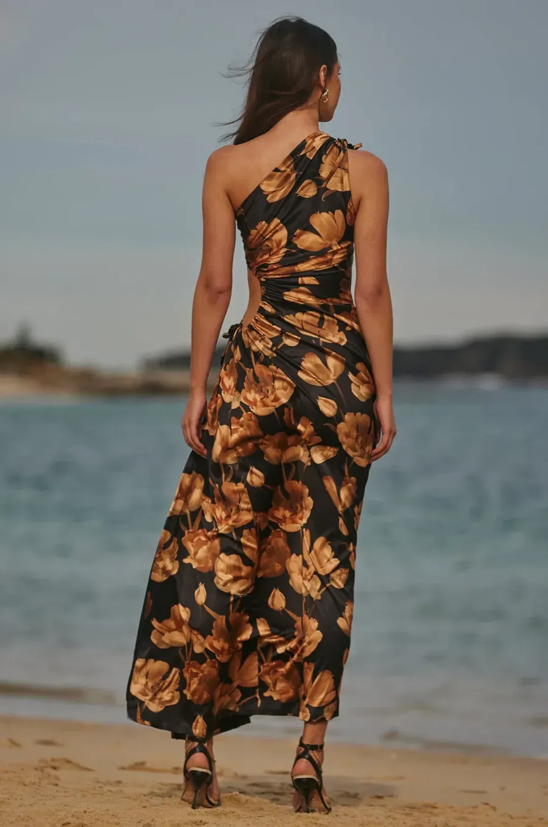 Sonya Nour Maxi Dress Marbella Print Size 6 / XS for rent on The Volte - main image