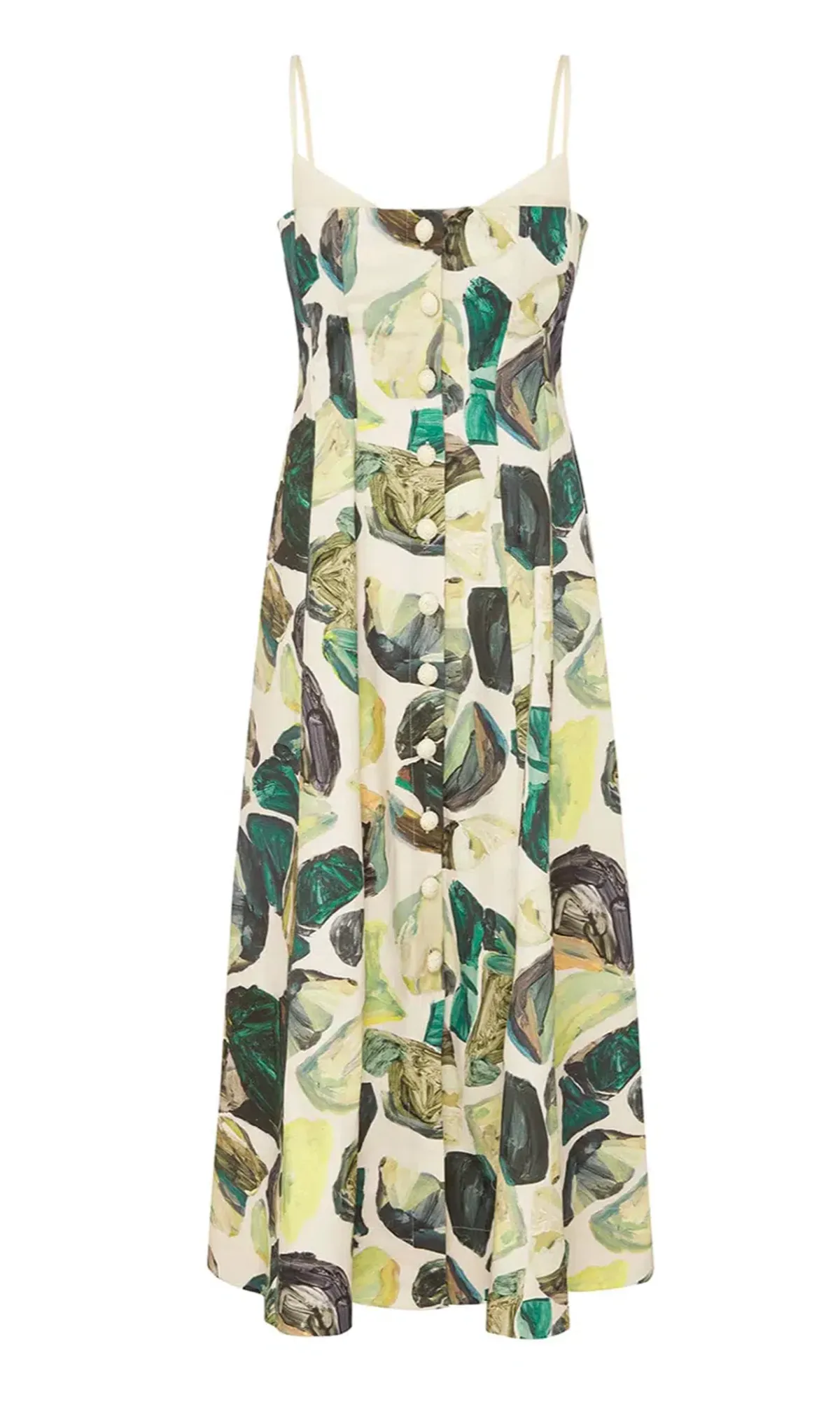 Alemais Siena Bandeau Midi Dress in Green Size 6  - Image 4