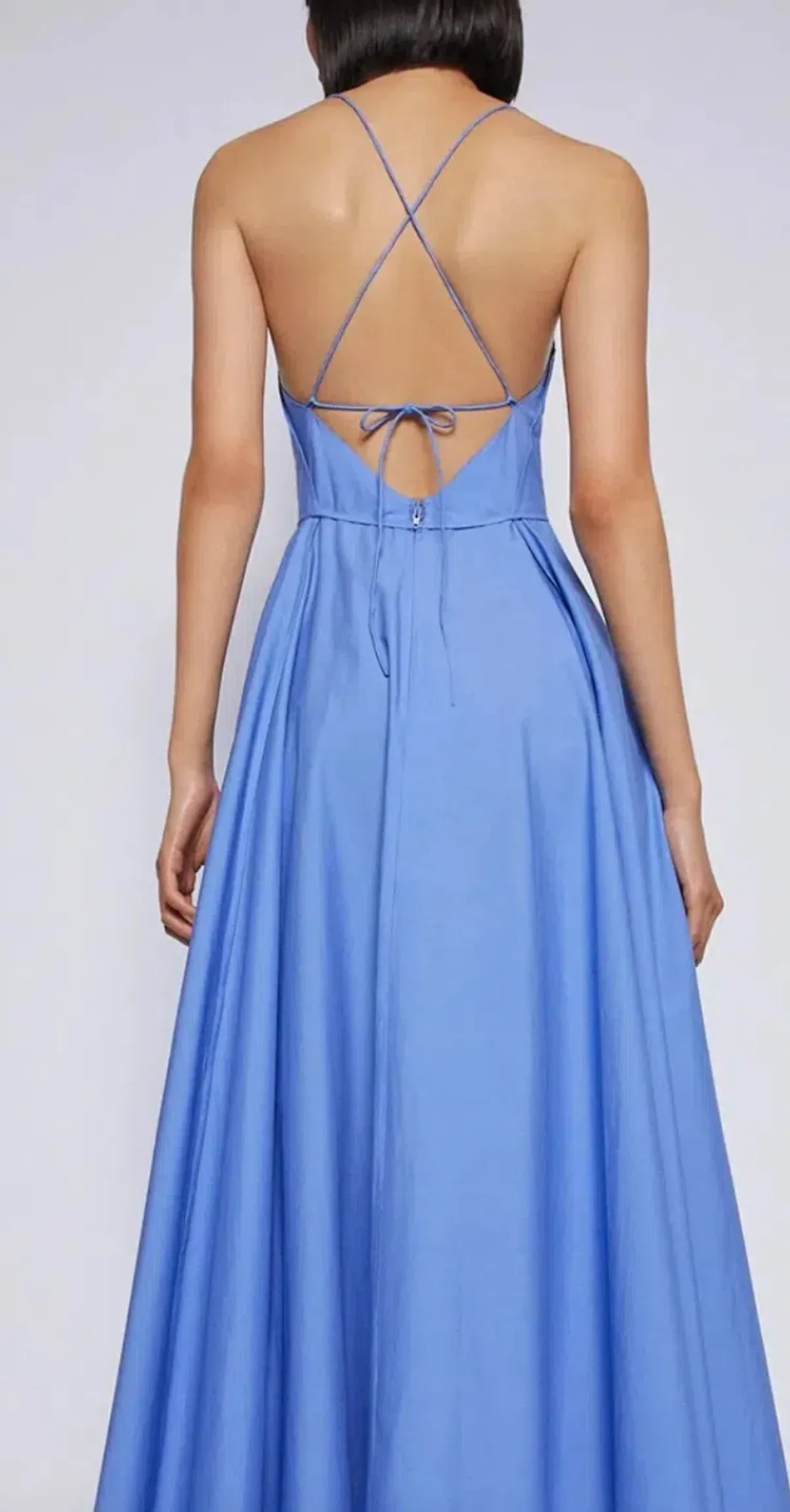 Scanlan Theodore Parachute Cotton Strappy Dress in Mauve Size 6 / XS - Image 3