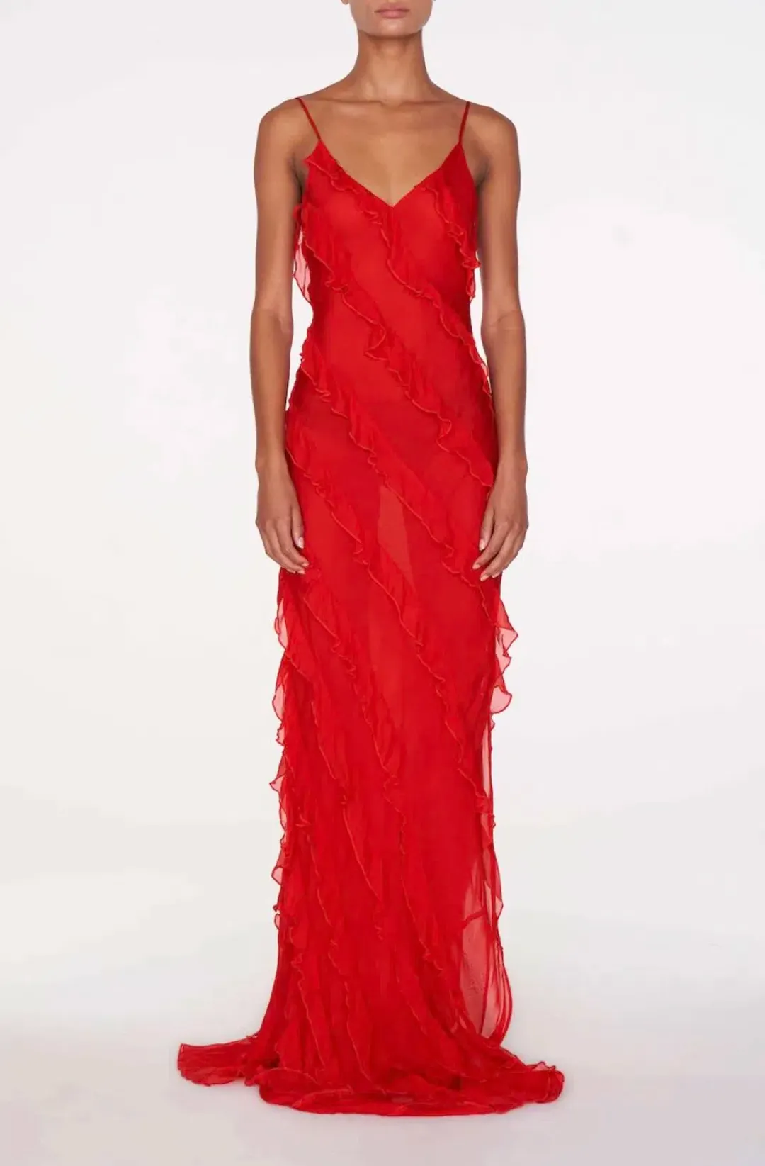 Rat & Boa Cecelia Dress Red Size XS/6 for rent on The Volte - main image