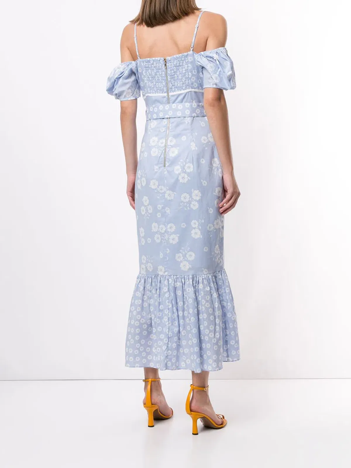 Alice McCall Izabella Midi Dress in Blue Size 6 - Image 3