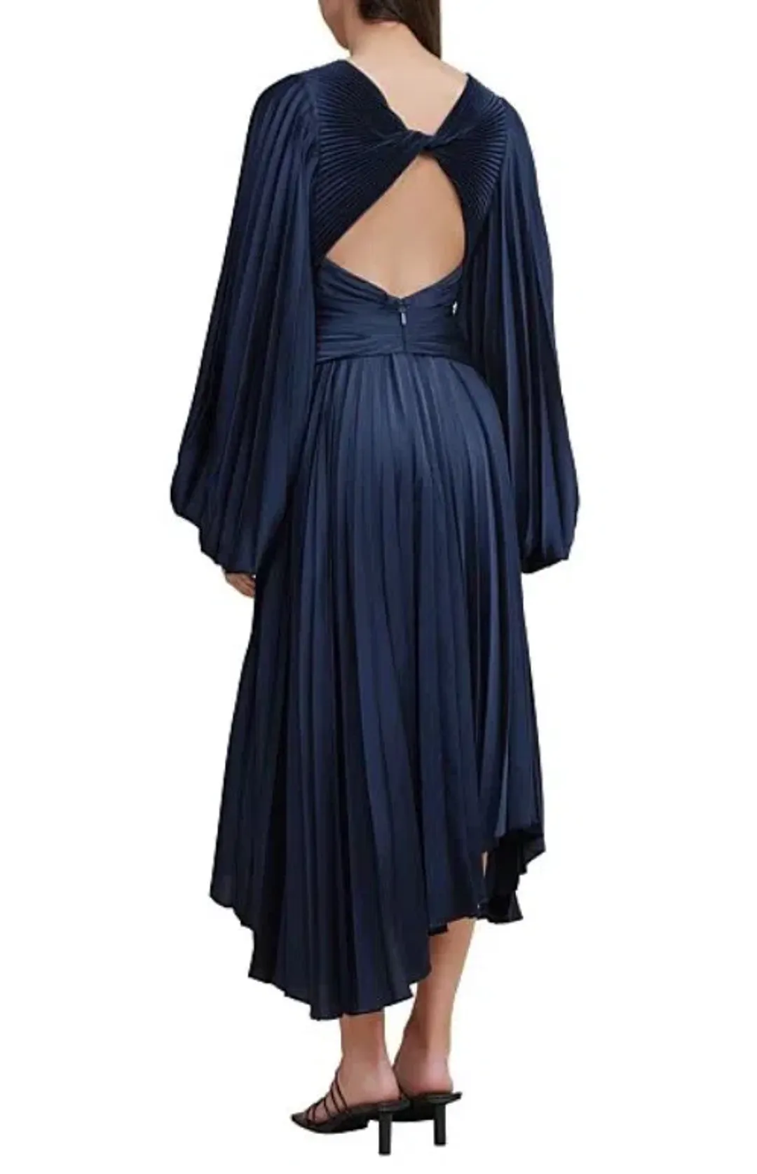 Acler Palms Dress Navy Size 8 for rent on The Volte - main image