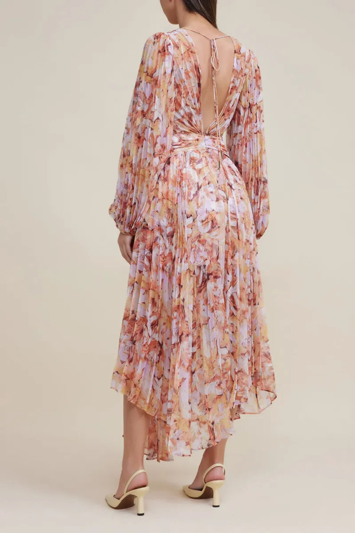 Acler Astone Dress Lilac Brush Size 10  - Image 3