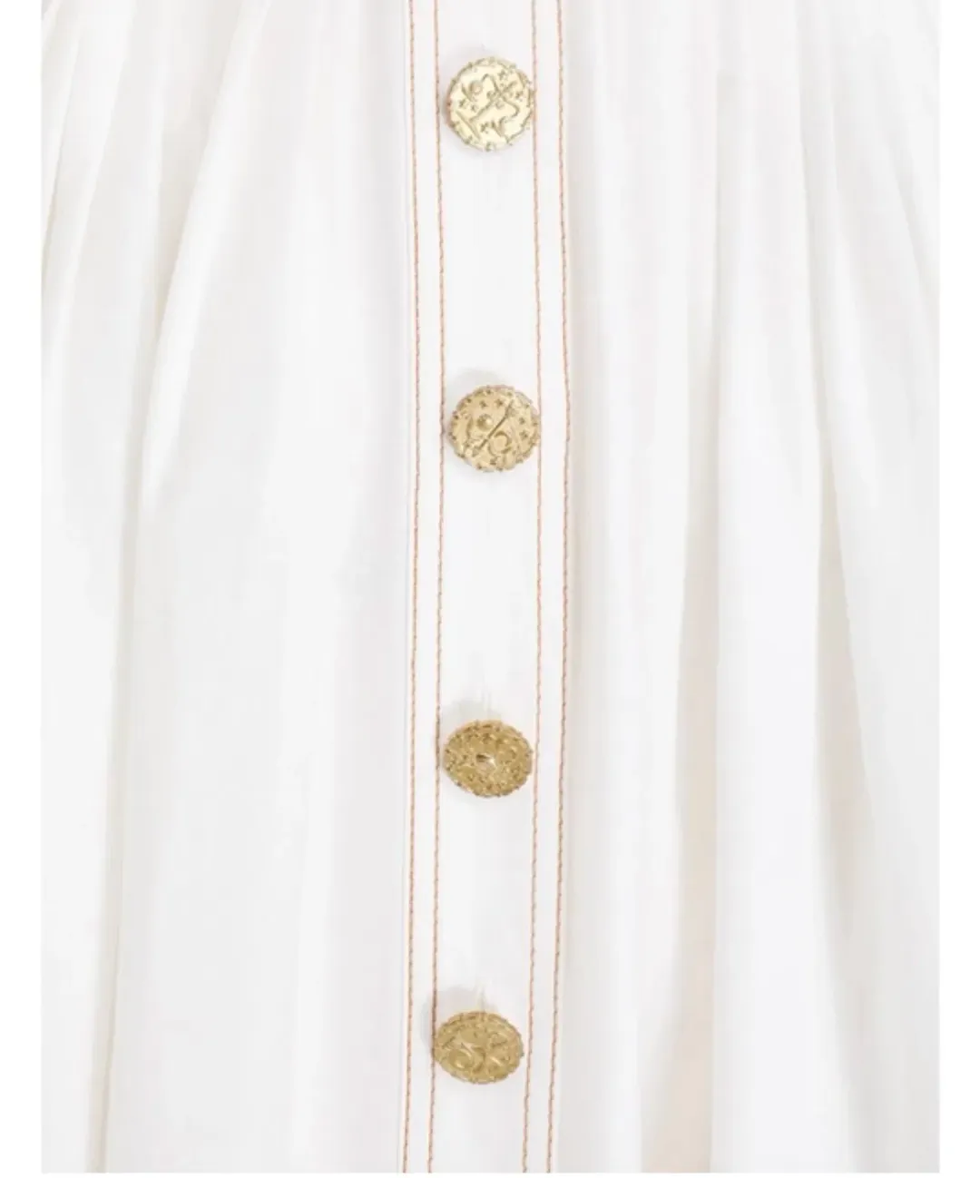 Zimmermann The Kaleidoscope Midi Shirt Dress in Natural Size 0/AU 8 for rent on The Volte - main image