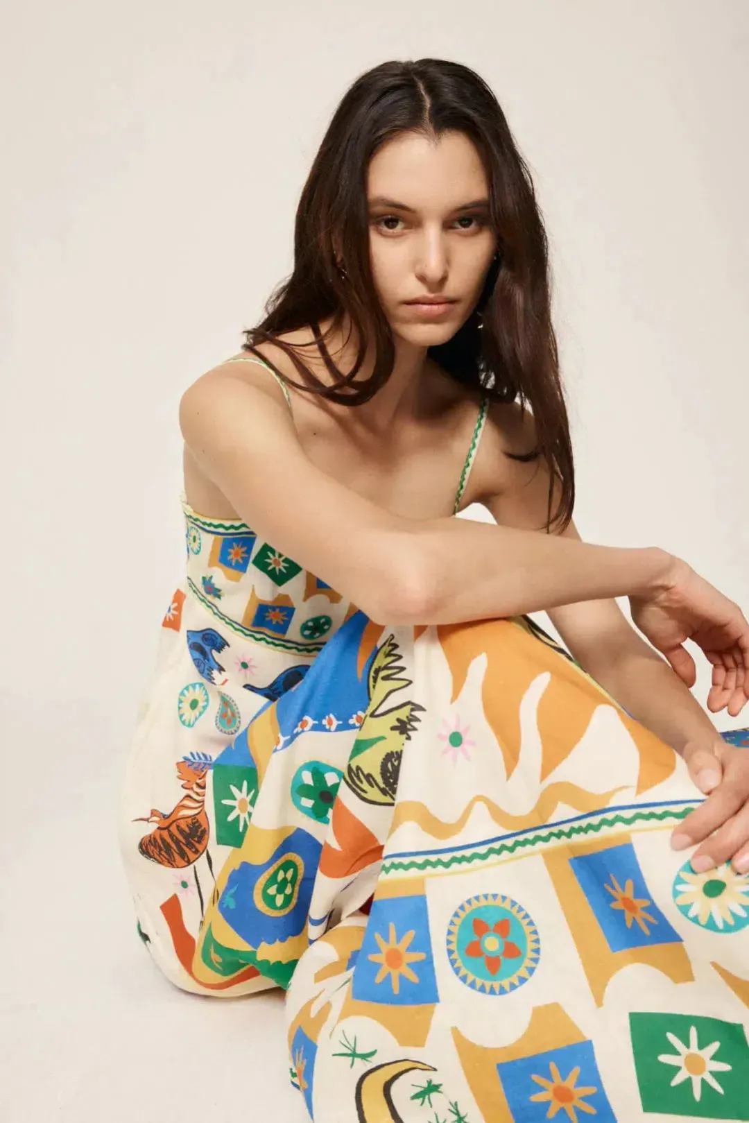 Alemais Soleil Sundress Print Size 14 for rent on The Volte - main image