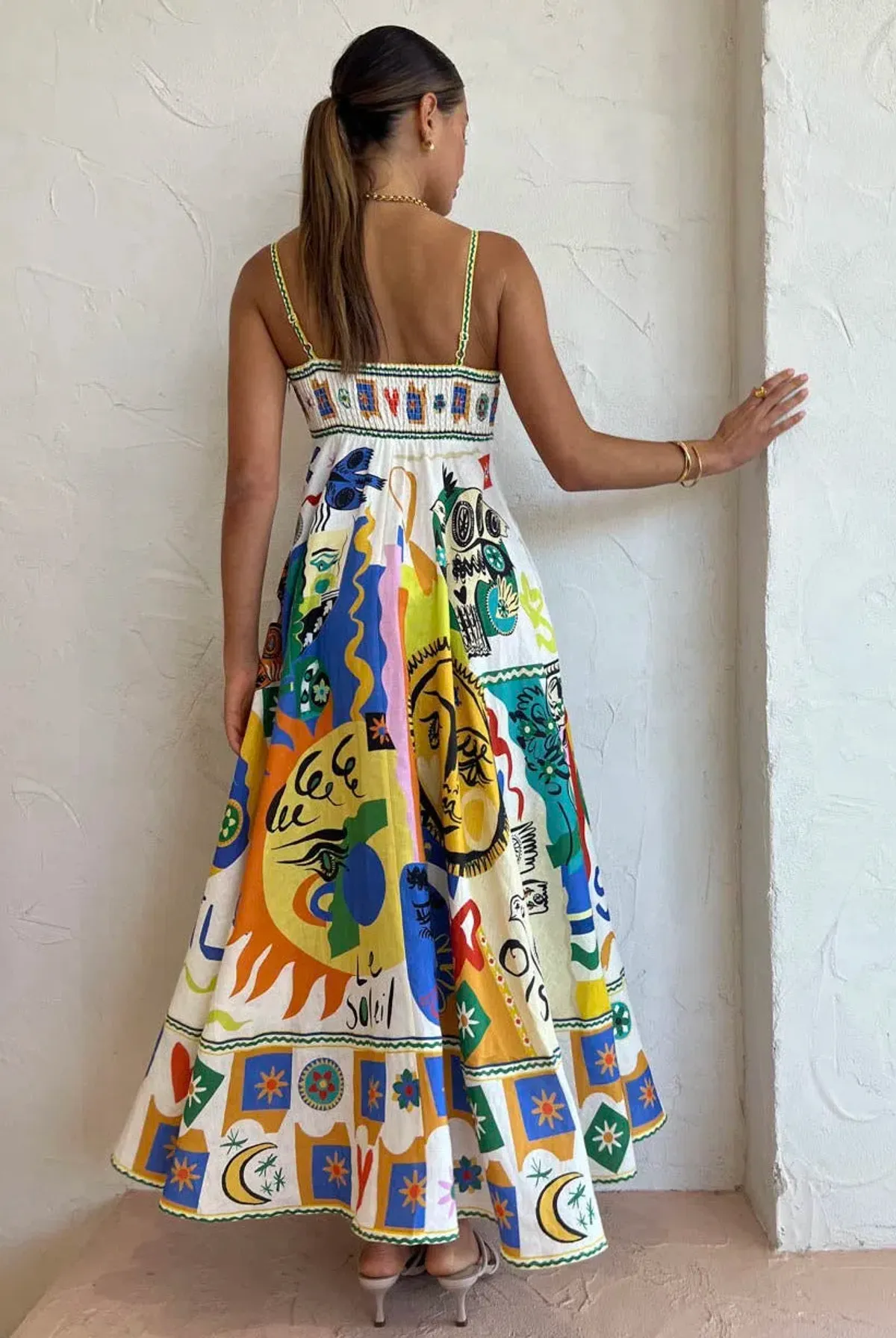 Alemais Soleil Sundress Print Size 14 - Image 3